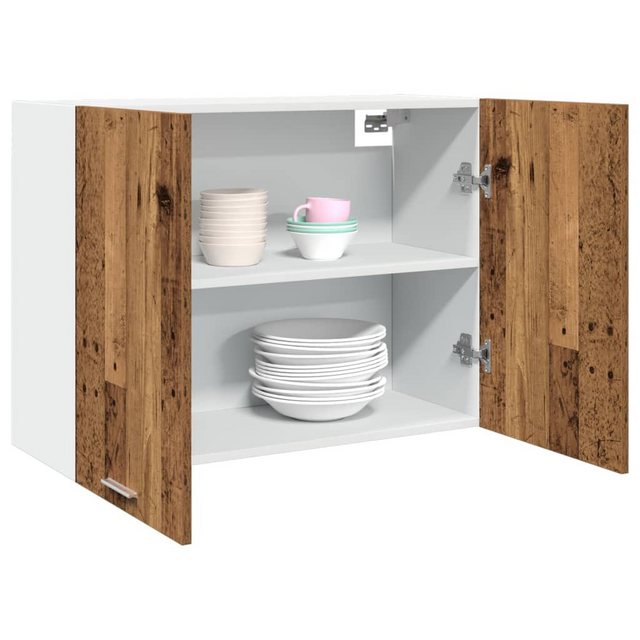 vidaXL Hängeschrank Hängeschrank Küchenschrank Altholz-Optik 80x31x60 cm Sp günstig online kaufen