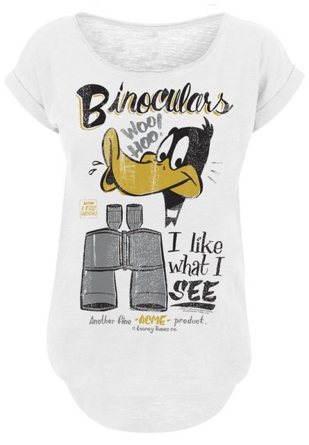 F4NT4STIC T-Shirt Looney Tunes Daffy Duck Binoculars Vintage Print günstig online kaufen