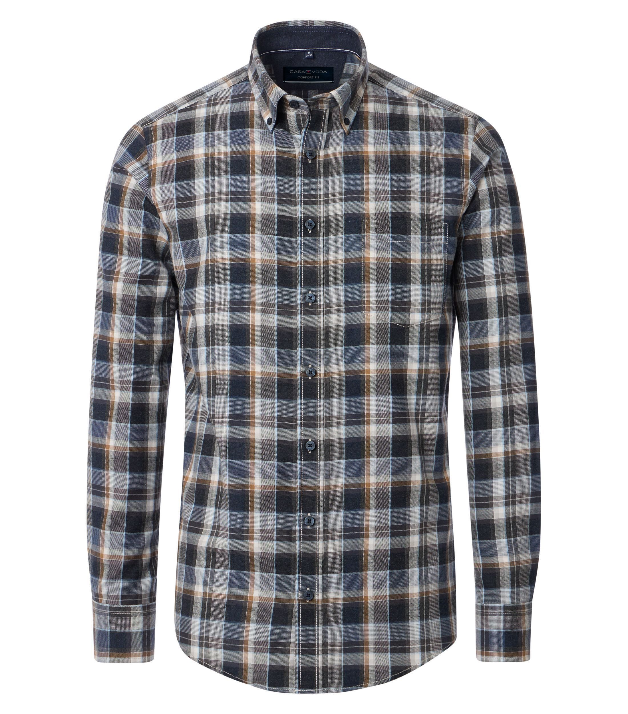 CASAMODA Flanellhemd "CASAMODA Flanellhemd kariert" günstig online kaufen