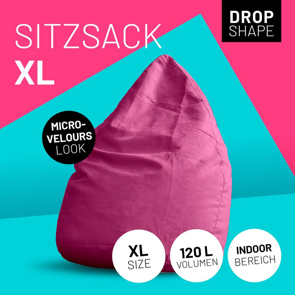 Lumaland Sitzsack Luxury XL Sitzsack (1 günstig online kaufen