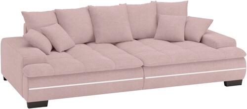 Mr. Couch Big-Sofa "Haiti II", RGB-LED Beleuchtung, Kaltschaumpolsterung, b günstig online kaufen