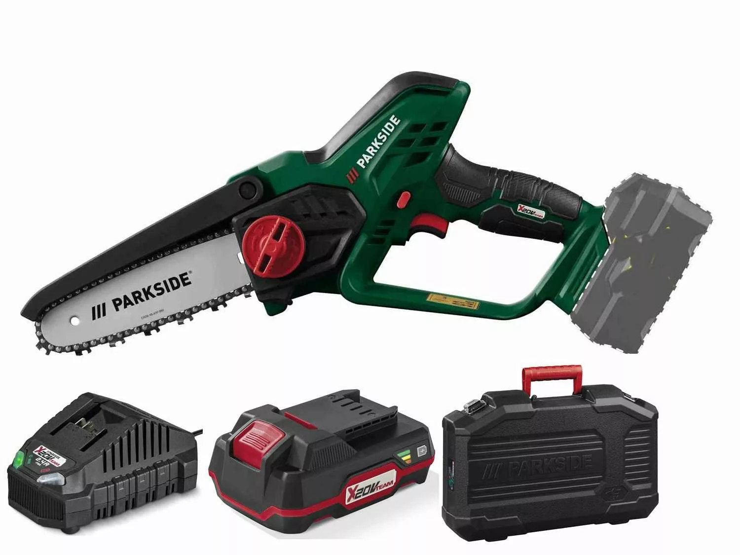 Parkside Akku-Kettensäge PARKSIDE 20V Akku-Gehölzschneider PAGHS günstig online kaufen