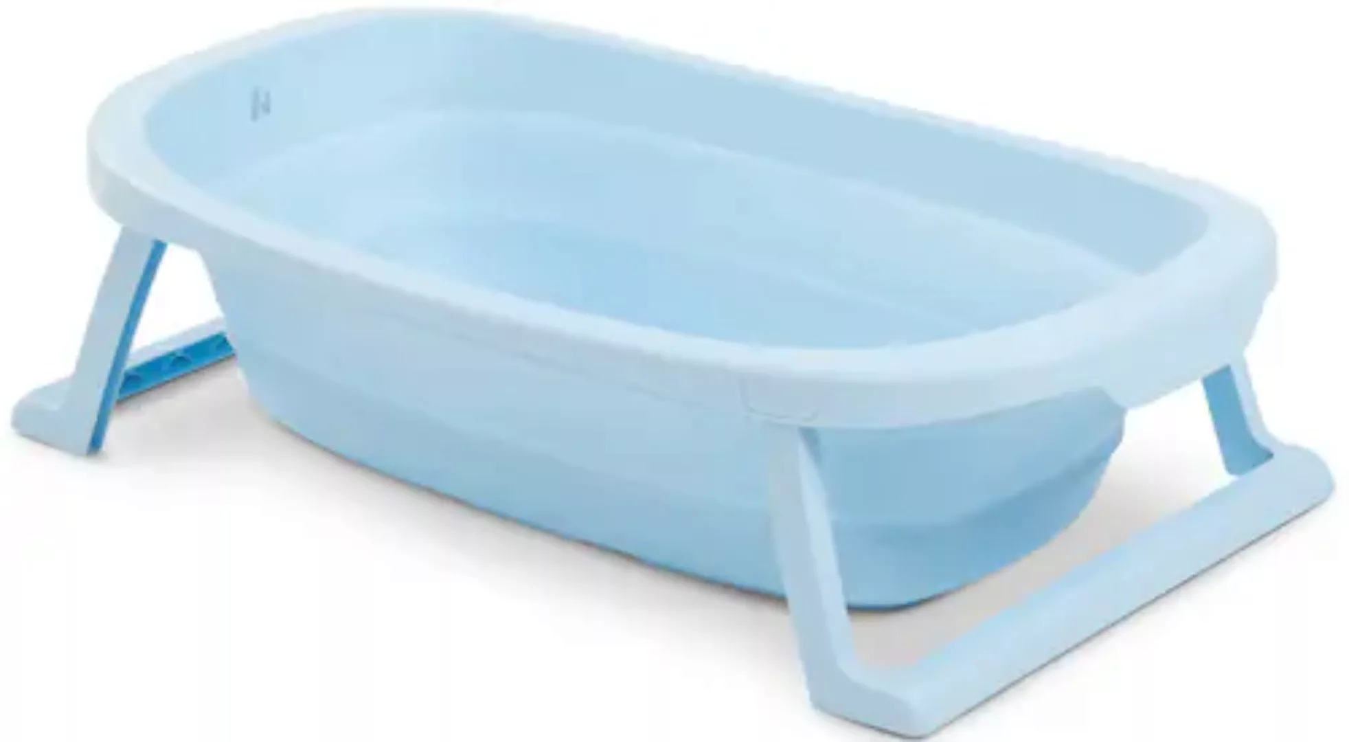 Hauck Babybadewanne »Wash N Fold M, Light Blue«, Faltbadewanne mit Wasserte günstig online kaufen