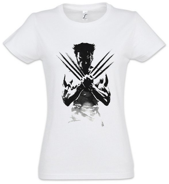 Urban Backwoods Print-Shirt Shadow Warrior Damen T-Shirt Wolverine Mutant A günstig online kaufen