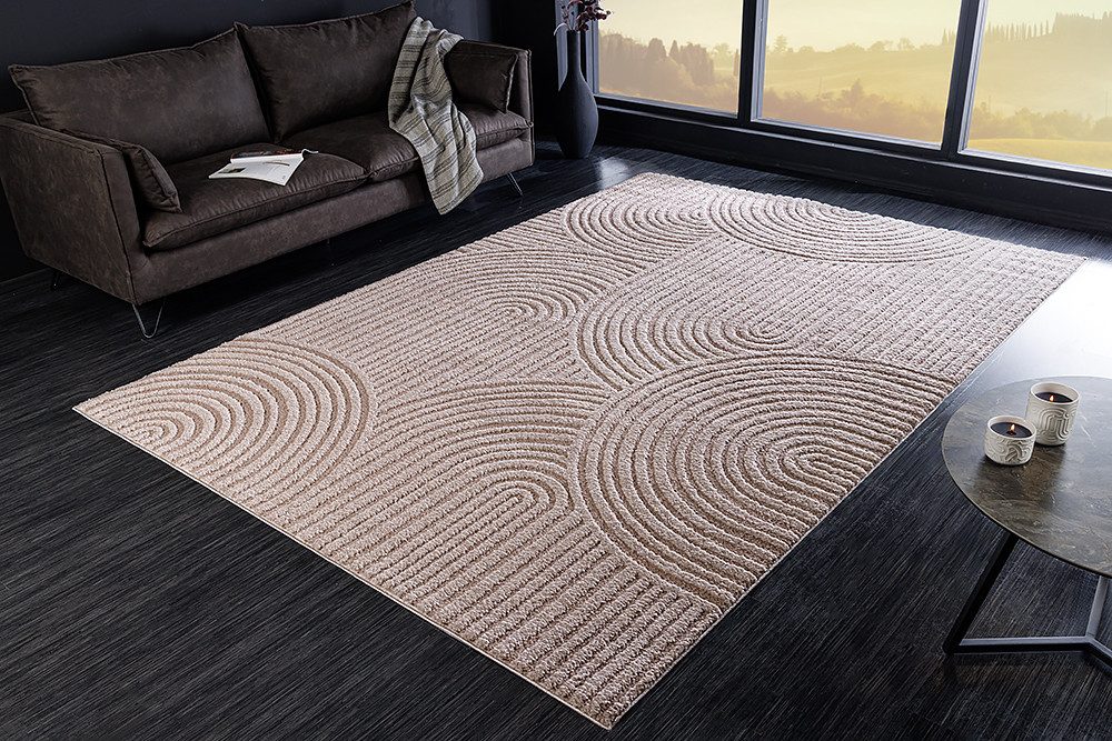 riess-ambiente Hochflor-Teppich ELLE DECORATION 235x160cm beige günstig online kaufen