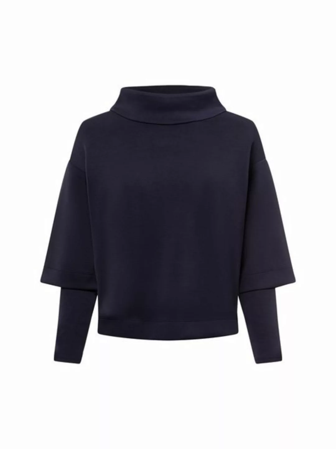 s.Oliver BLACK LABEL Sweatshirt Loose Sweatshirt aus Scuba mit überschnitte günstig online kaufen