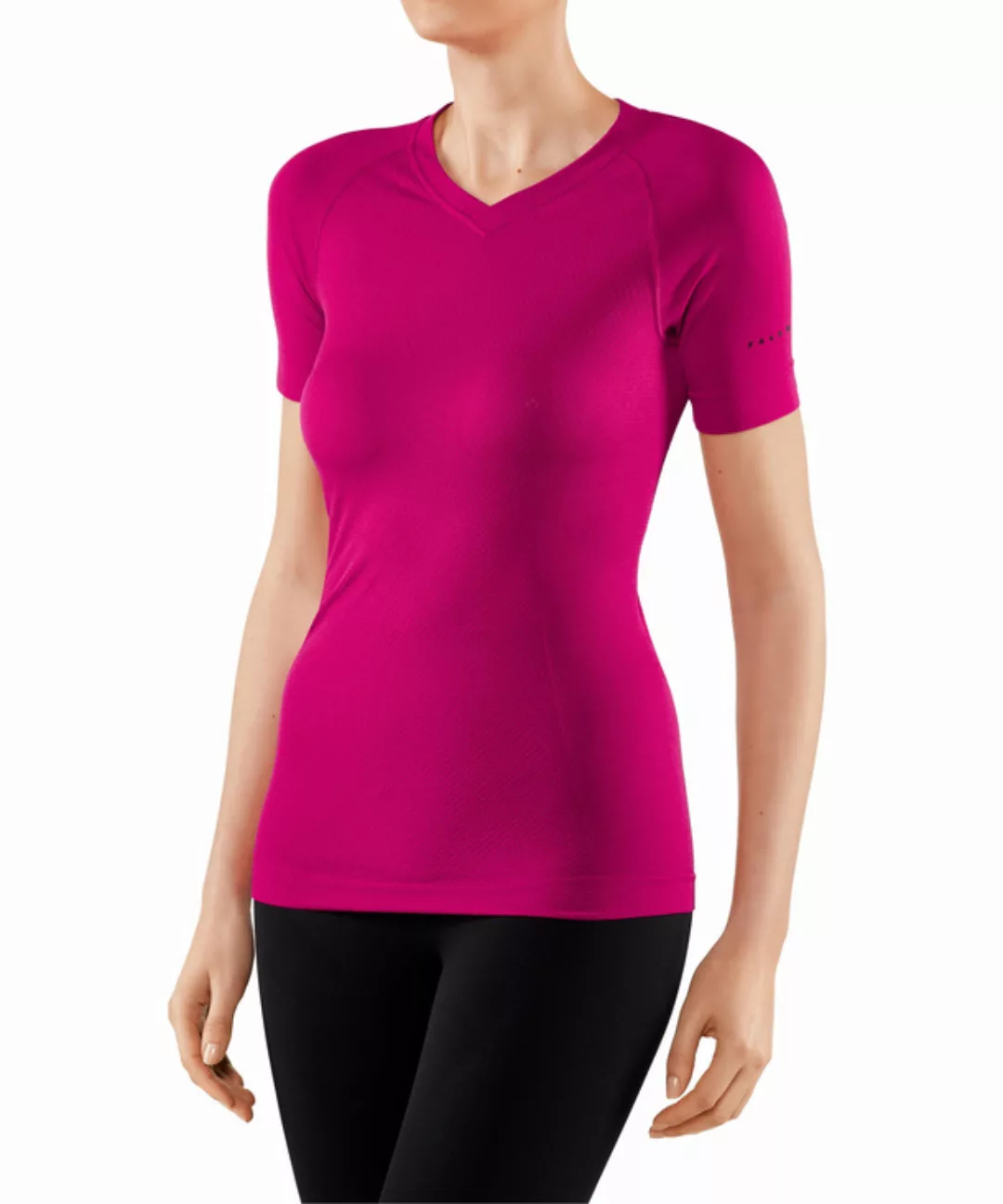 FALKE Damen Kurzarmshirt Cool, M, Pink, Uni, 33241-828403 günstig online kaufen