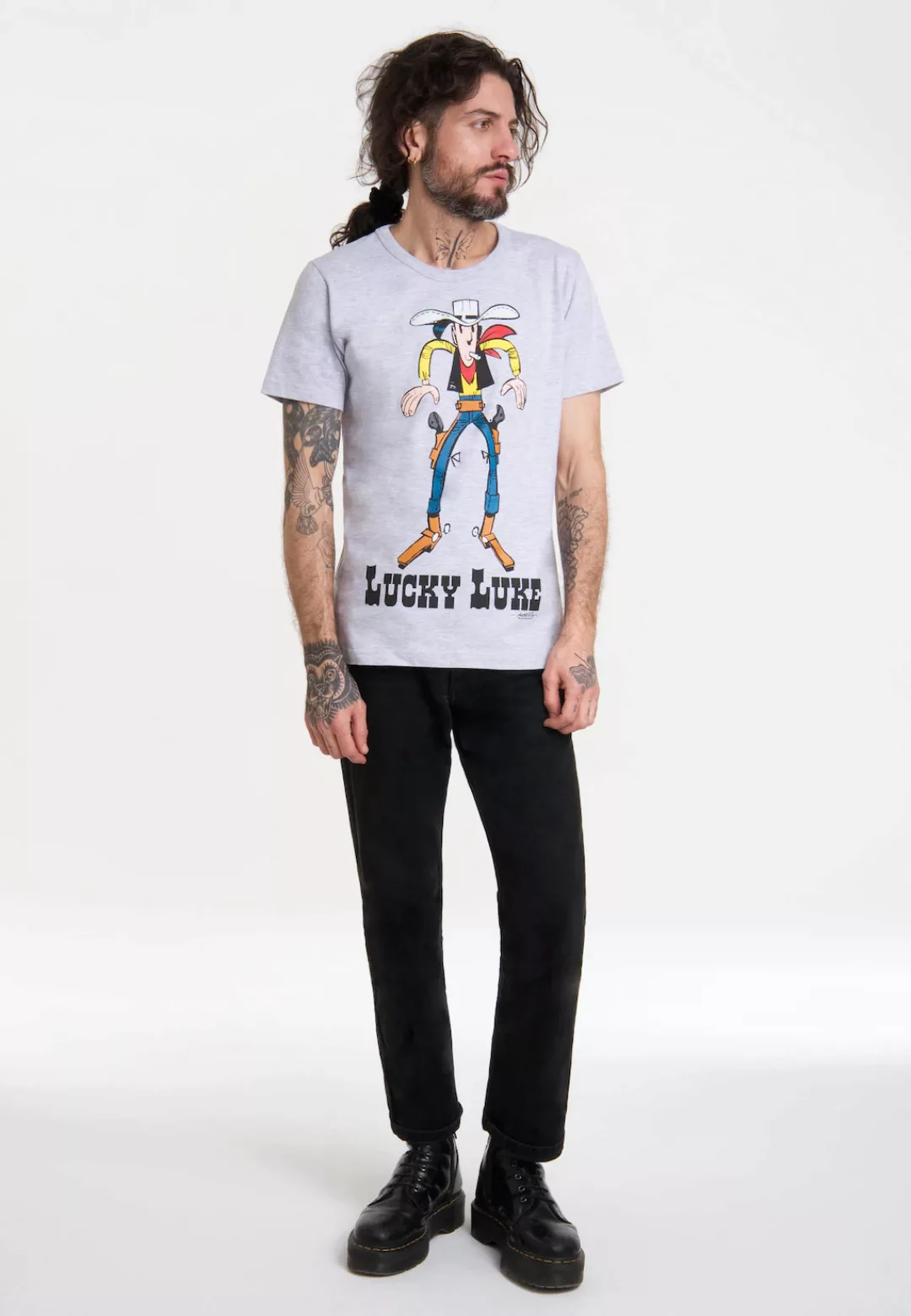 LOGOSHIRT T-Shirt "Lucky Luke", mit lizenziertem Print günstig online kaufen