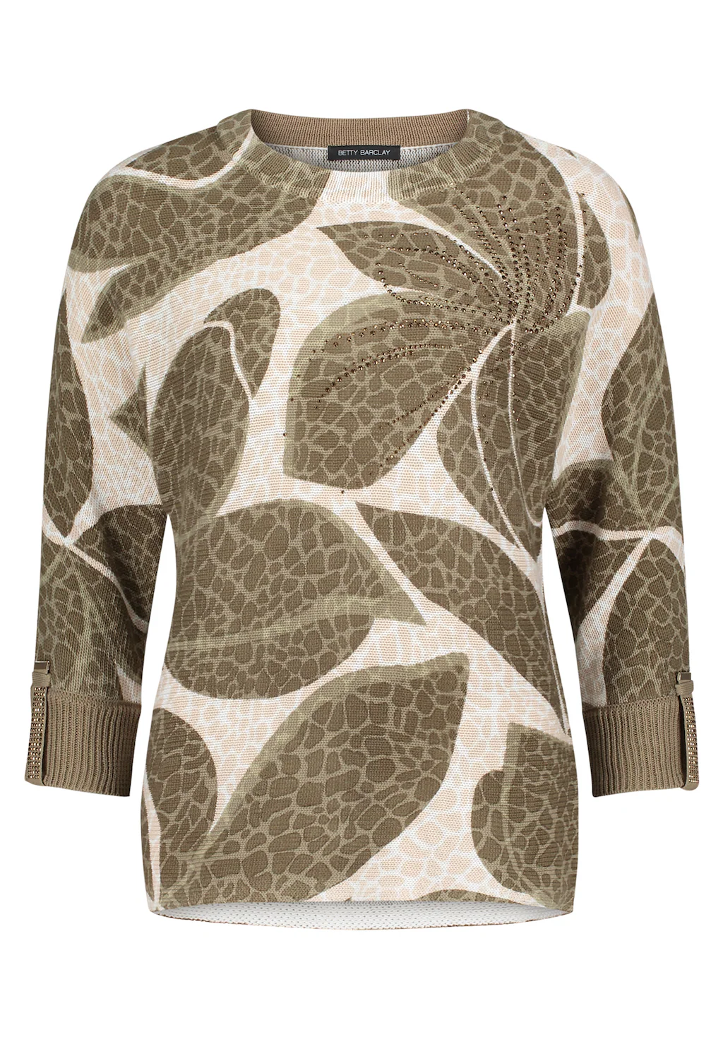 Betty Barclay Strickpullover "Betty Barclay Damen Strickpullover mit Print" günstig online kaufen