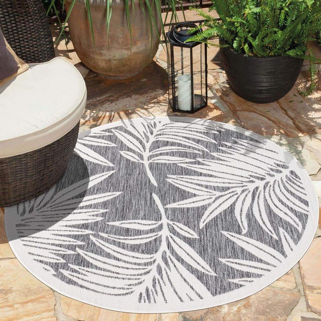 Carpet City Outdoorteppich »Outdoor 468«, rund, 5 mm Höhe, UV-beständig, Fl günstig online kaufen