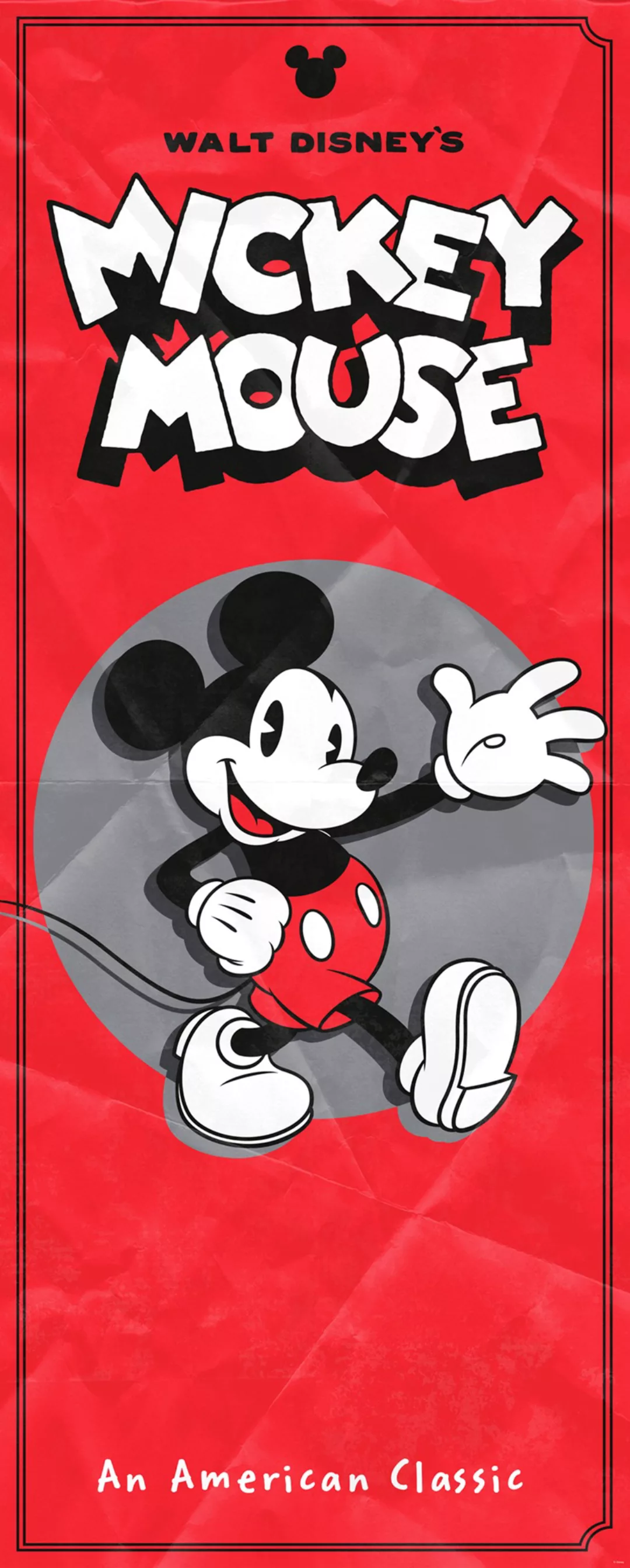 Komar Fototapete Vlies Mickey - American Classic  100 x 250 cm günstig online kaufen