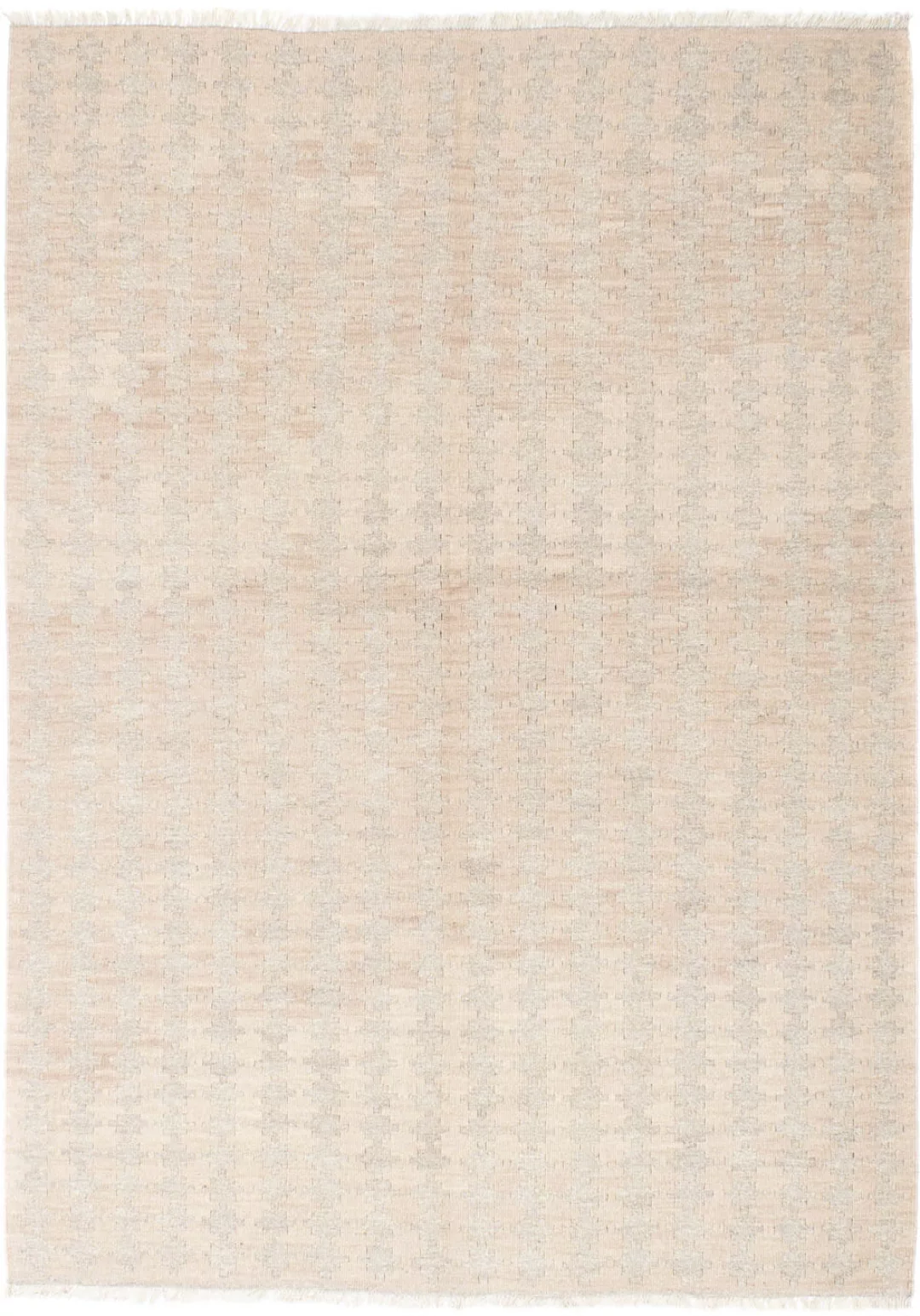 morgenland Wollteppich »Kelim Modern Durchgemustert Beige 223 x 132 cm«, re günstig online kaufen