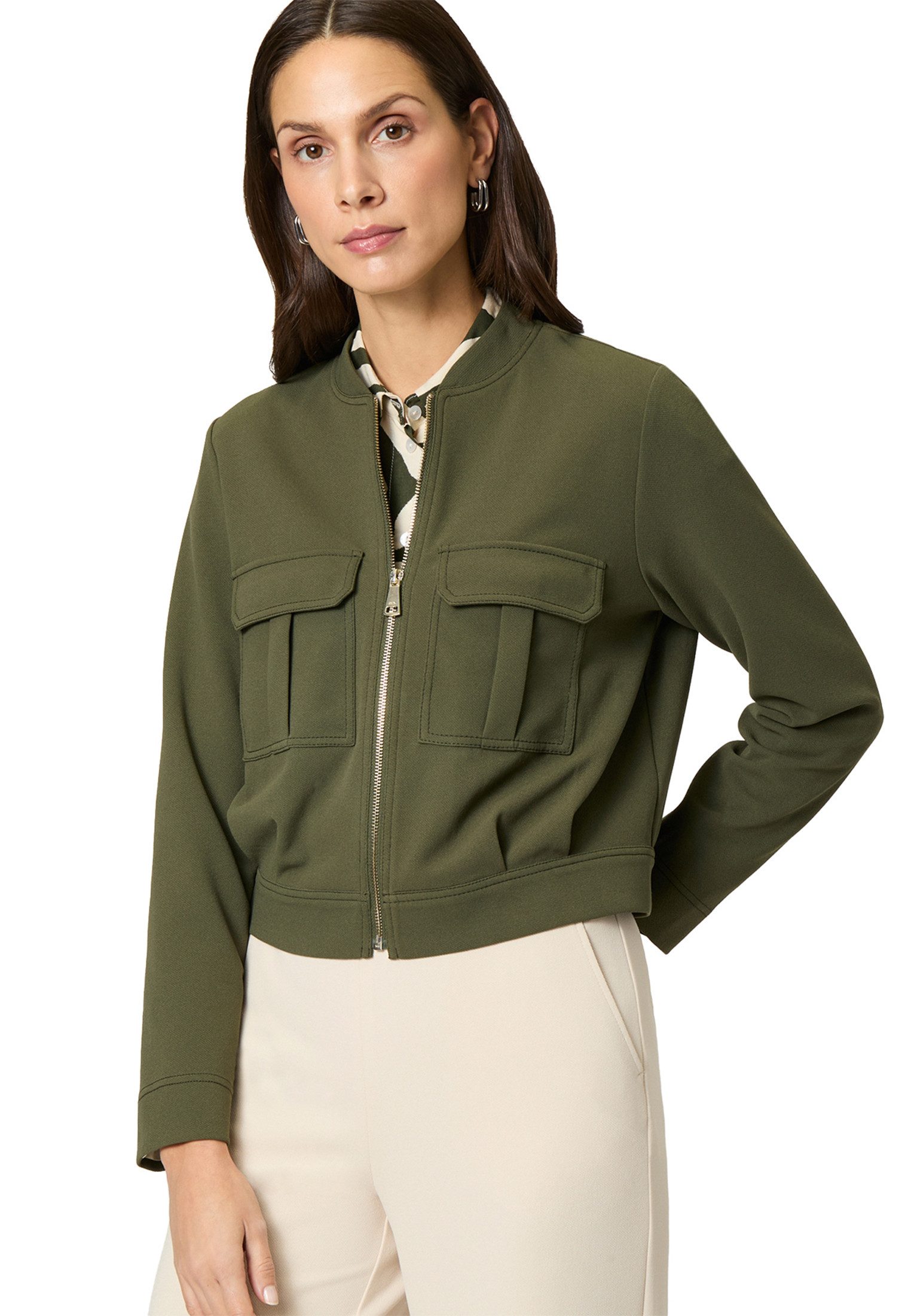 Zero Jackenblazer zero Damen Sweatjacke mit günstig online kaufen