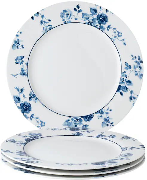 LAURA ASHLEY BLUEPRINT COLLECTABLES Speiseteller »China Rose«, (Set, 4 St., günstig online kaufen