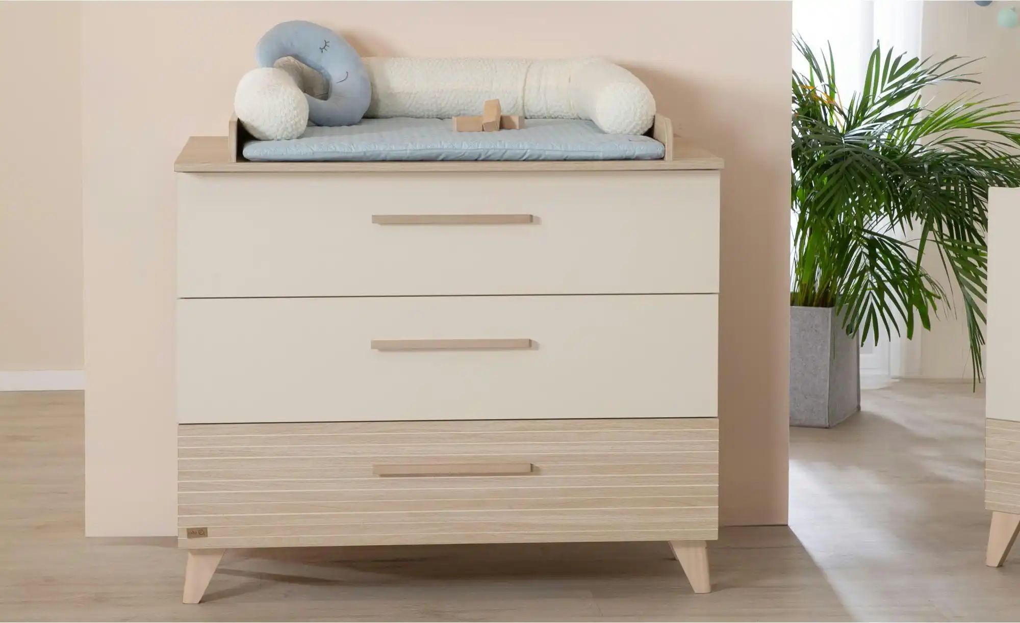 Roba Wickelkommode  Sidney ¦ beige ¦ Maße (cm): B: 110 H: 98 Baby > Babymöb günstig online kaufen