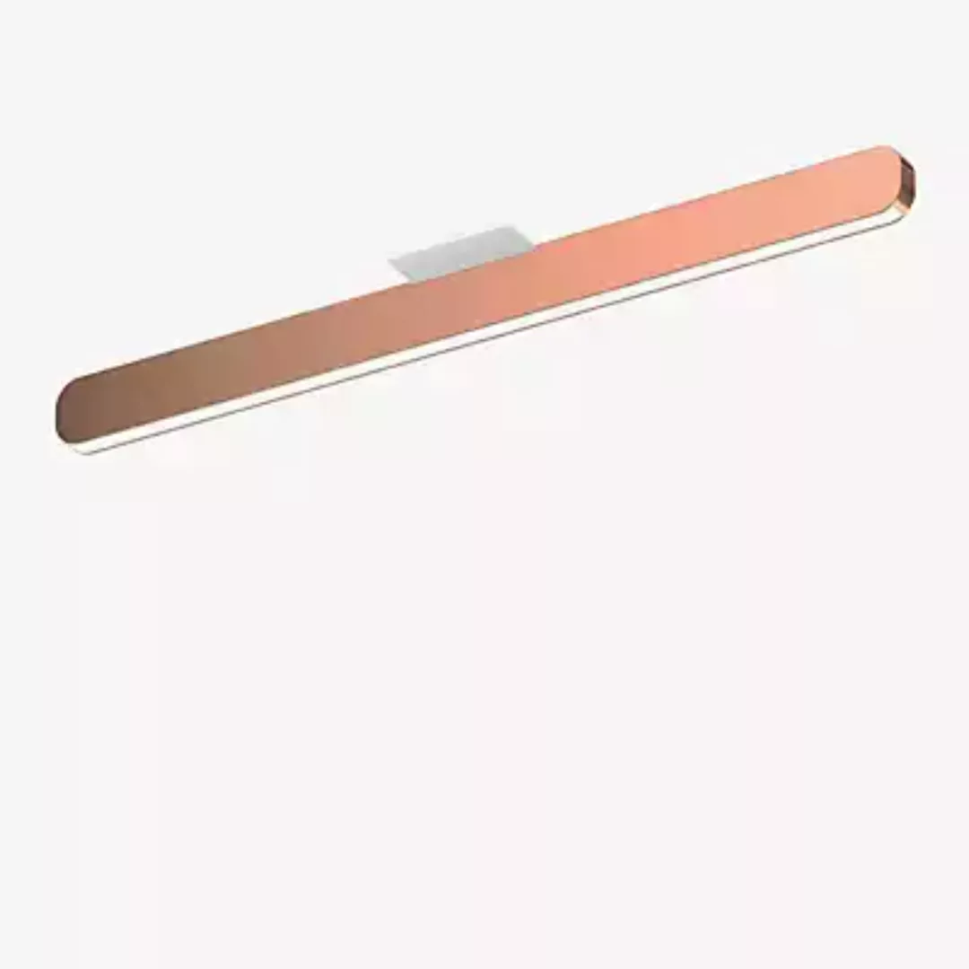 Occhio Mito Alto 70 Up Narrow Deckenleuchte LED, Kopf roségold/Abdeckung we günstig online kaufen