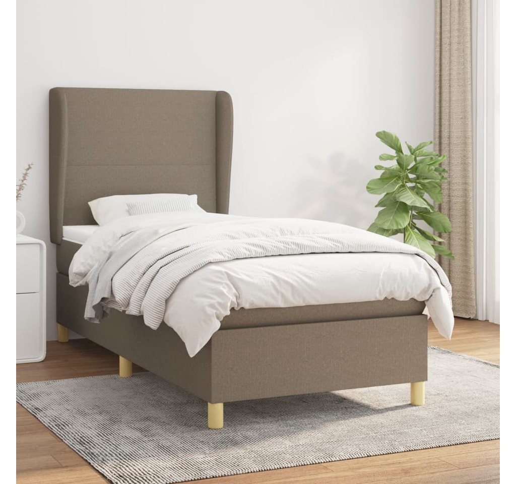 vidaXL Boxspringbett Bett Boxspringbett mit Matratze & Topper Stoff verschi günstig online kaufen