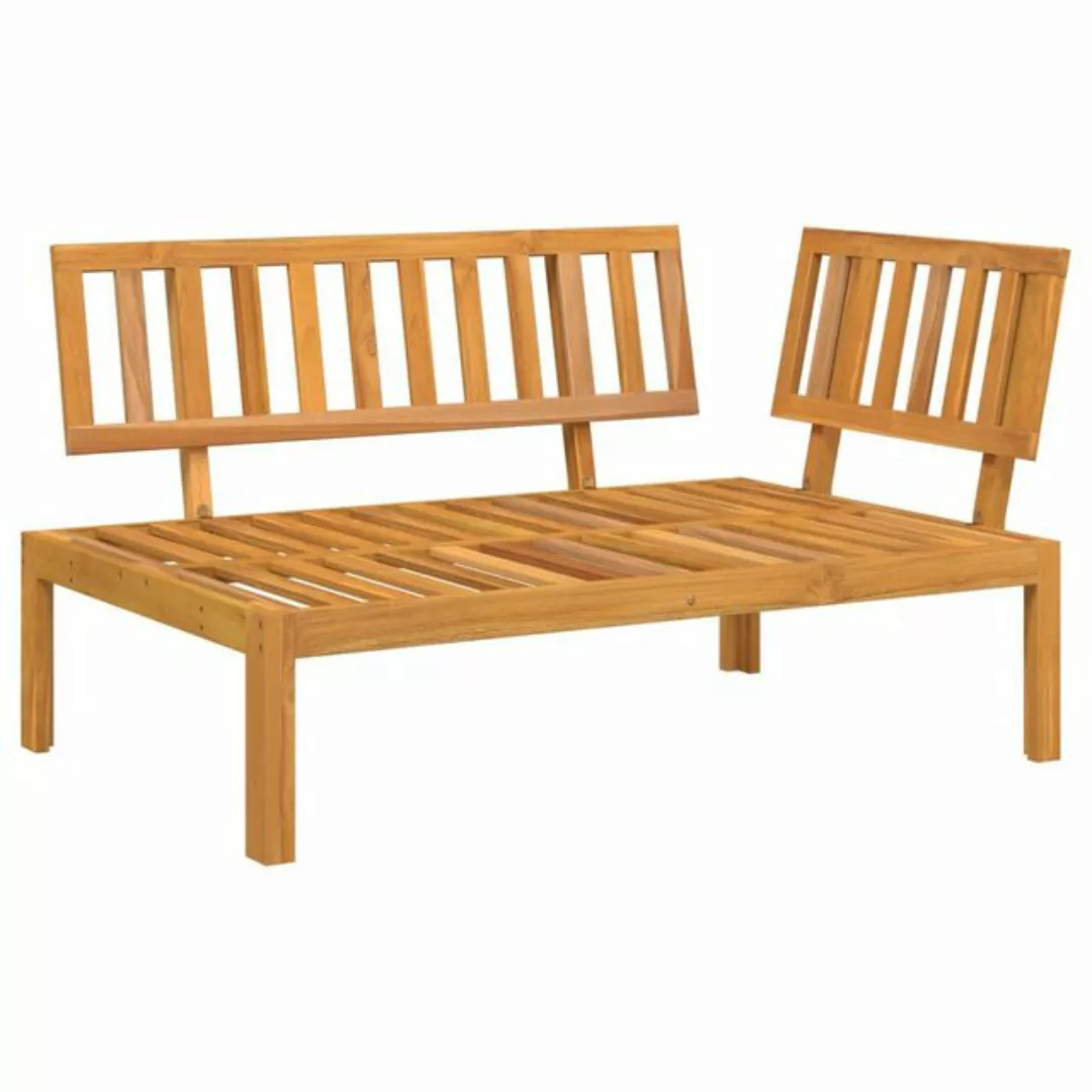 vidaXL Loungesofa Garten-Ecksofa aus Paletten Massivholz Akazie, 1 Teile günstig online kaufen