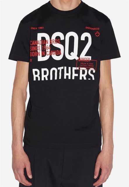 Dsquared2 Print-Shirt DSQ2 Bro Cool T-Shirt Black S günstig online kaufen