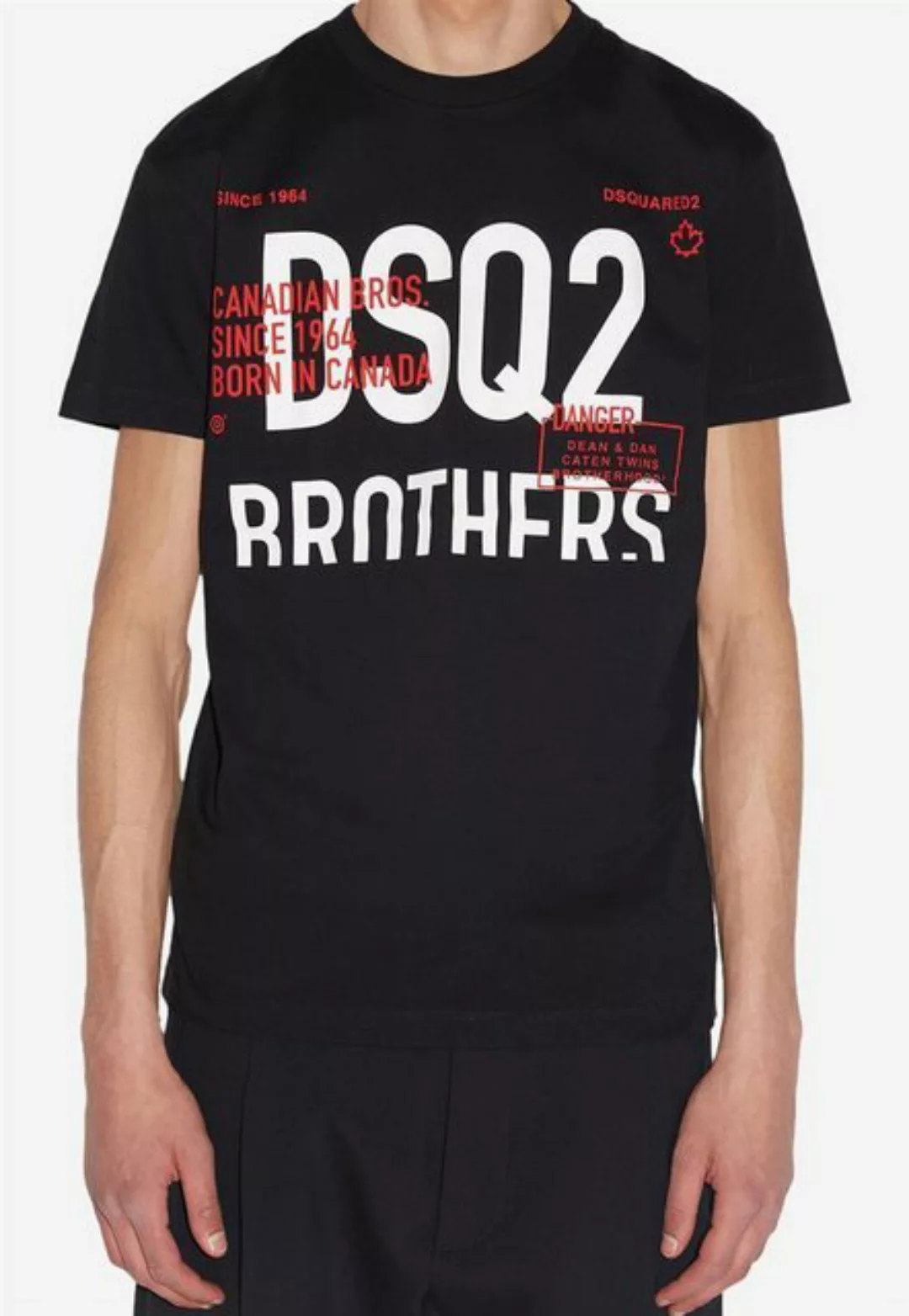 Dsquared2 Print-Shirt DSQ2 Bro Cool T-Shirt Black XXL günstig online kaufen