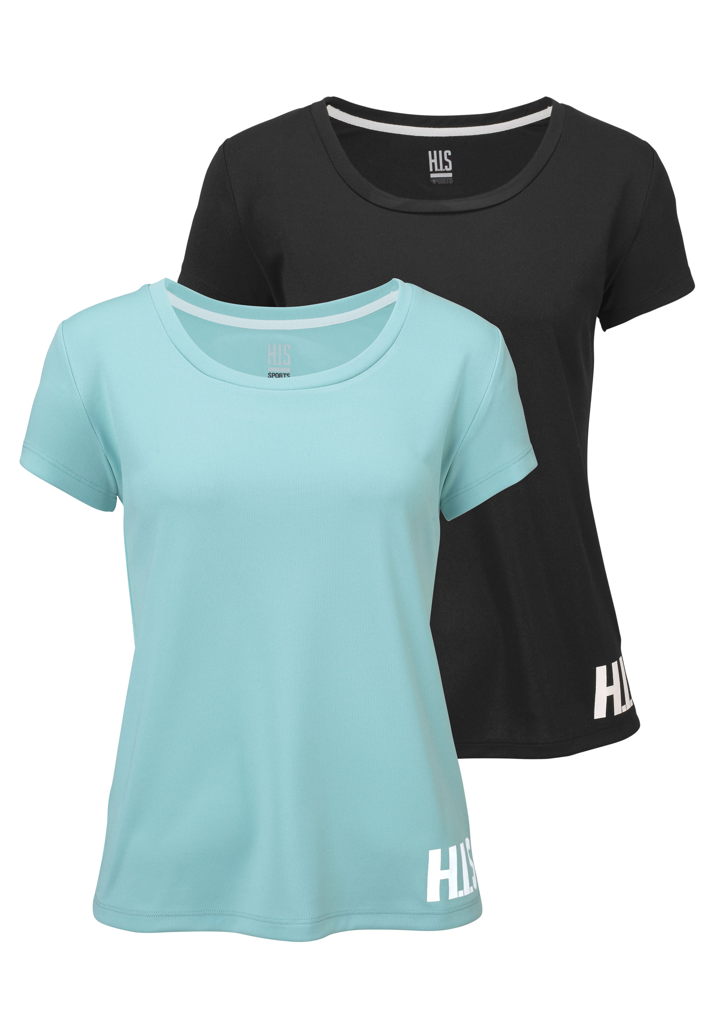 H.I.S Funktionsshirt, (Spar-Set, 2er-Pack), figurbetonter Schnitt, sportlic günstig online kaufen