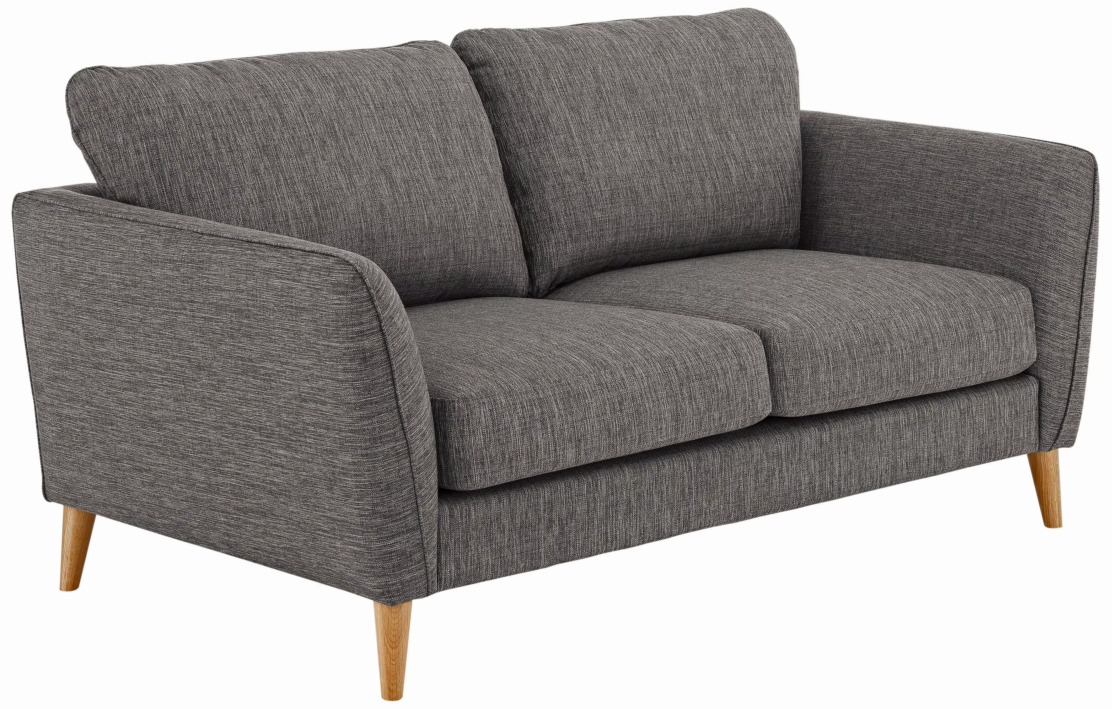 Home affaire 2-Sitzer MARSEILLE Sofa 170 cm, mit Massivholzbeinen aus Eiche günstig online kaufen