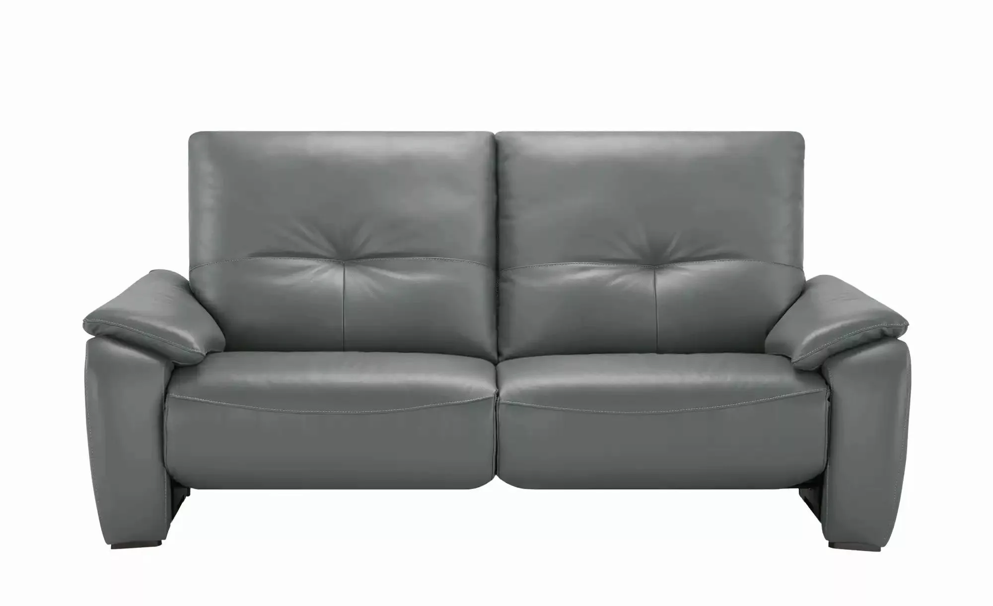 Wohnwert Sofa  aus Echtleder Halina ¦ grau ¦ Maße (cm): B: 205 H: 98 T: 98. günstig online kaufen