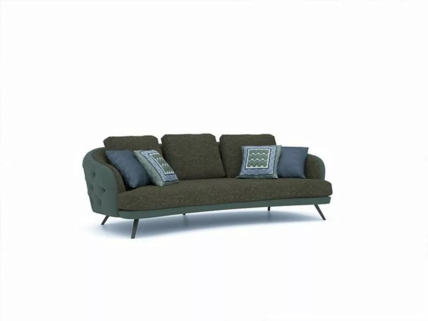 JVmoebel 3-Sitzer Luxus Modern Braun Sofa Dreisitzer Wohnzimmer Polstermöbe günstig online kaufen