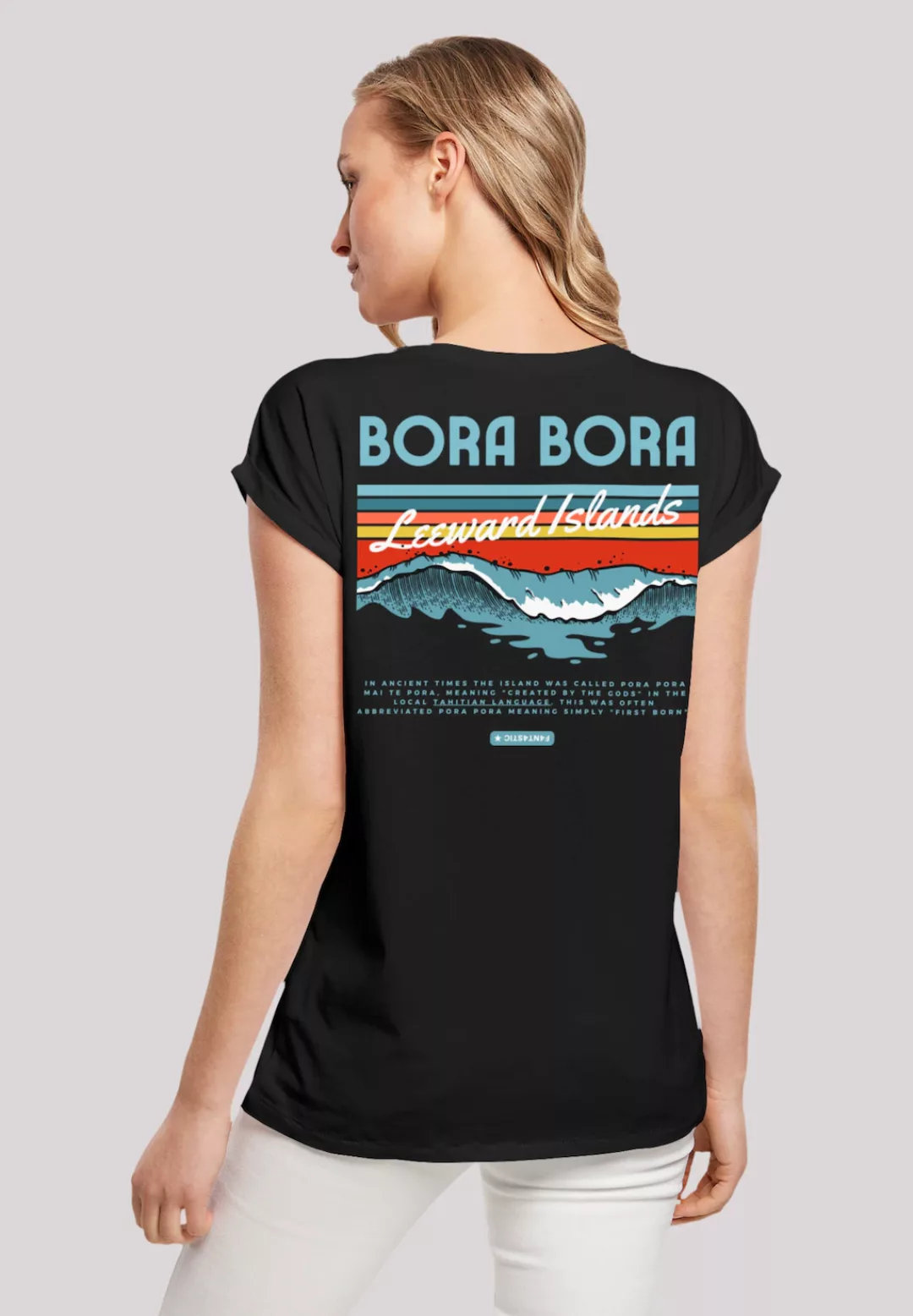 F4NT4STIC T-Shirt Bora Bora Leewards Island Print günstig online kaufen