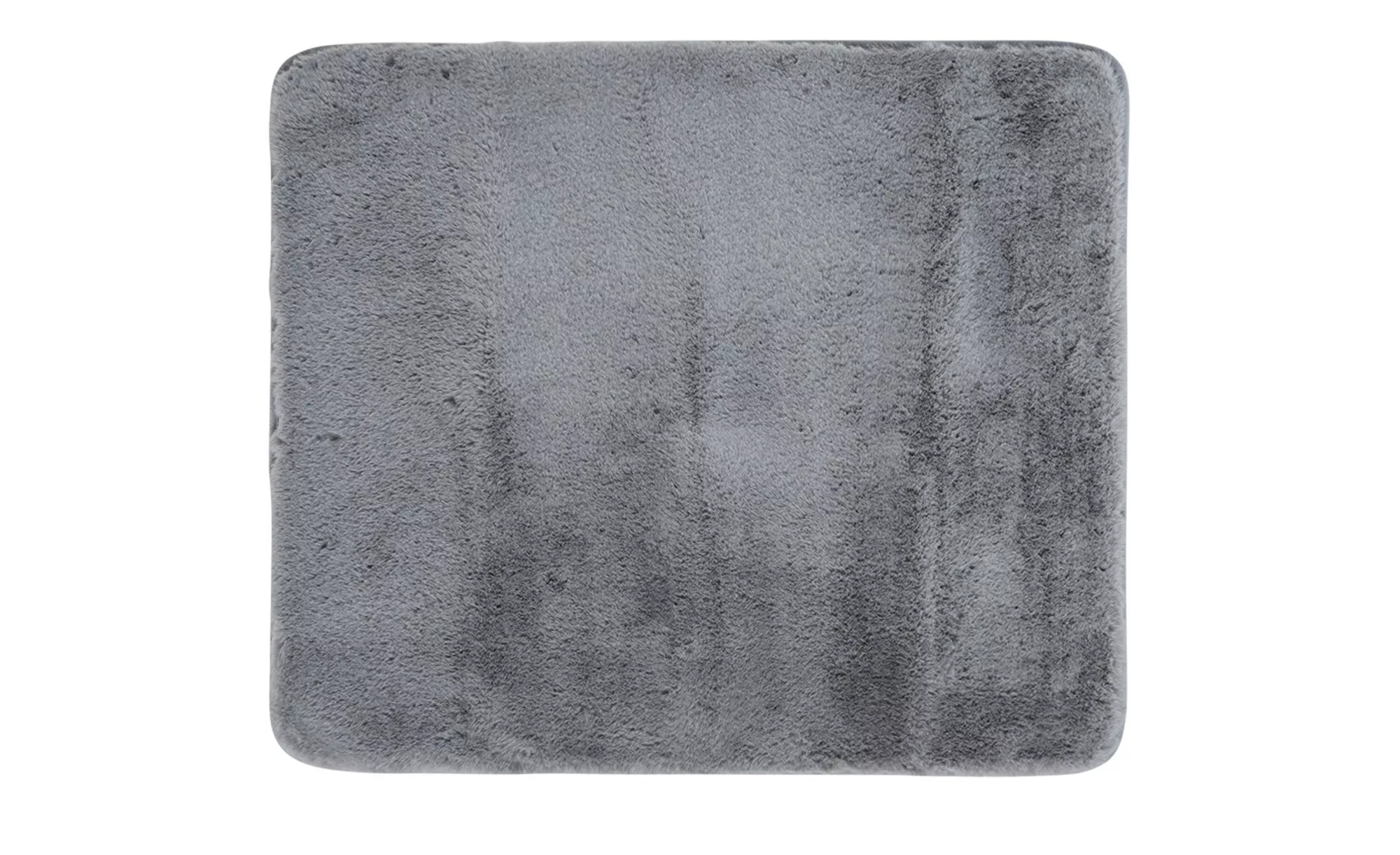 HOME STORY Badteppich  Angora - grau - 100% Polyester - 55 cm - Heimtextili günstig online kaufen