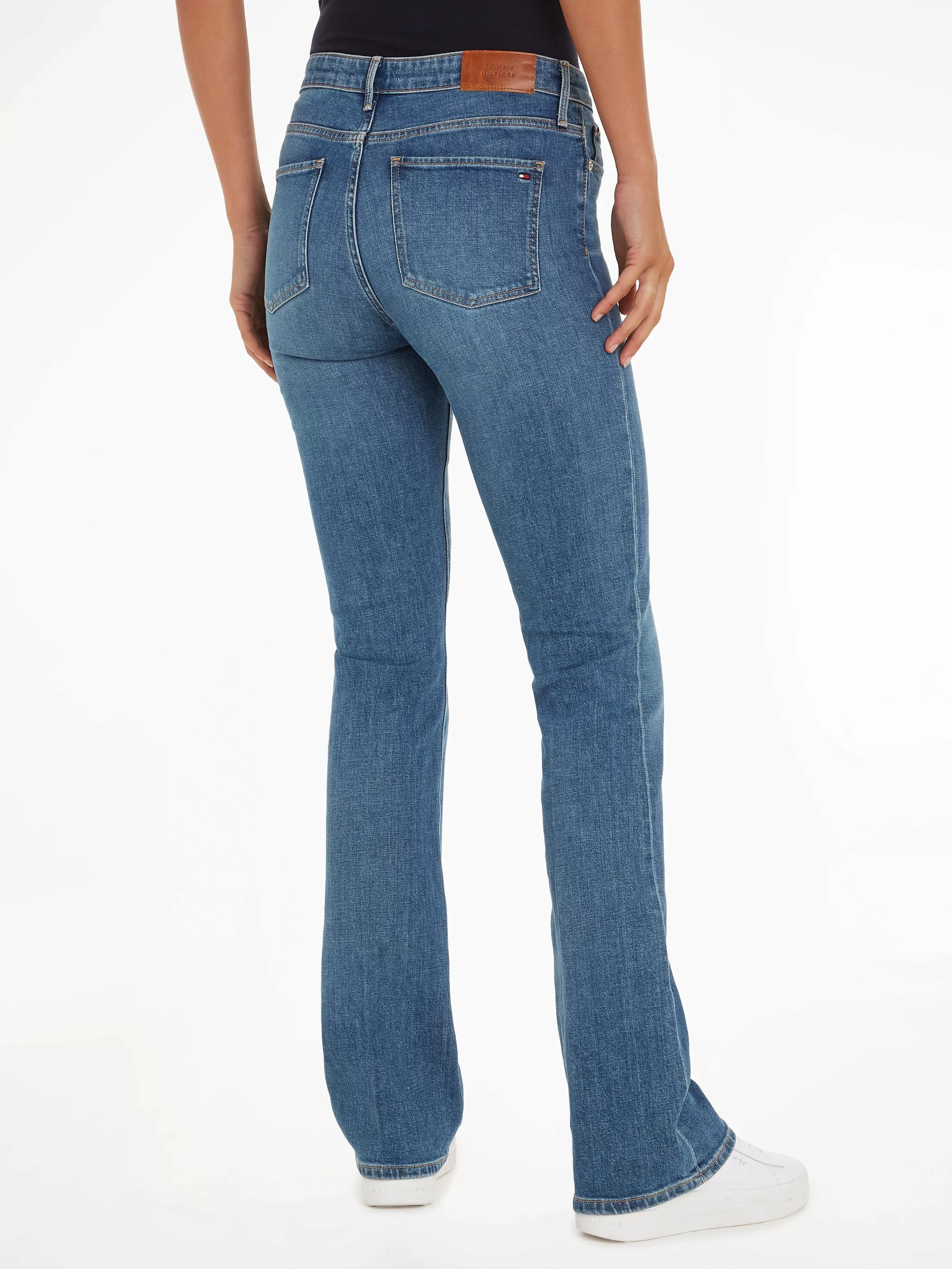 Tommy Hilfiger Bootcut-Jeans mit Bügelfalten günstig online kaufen