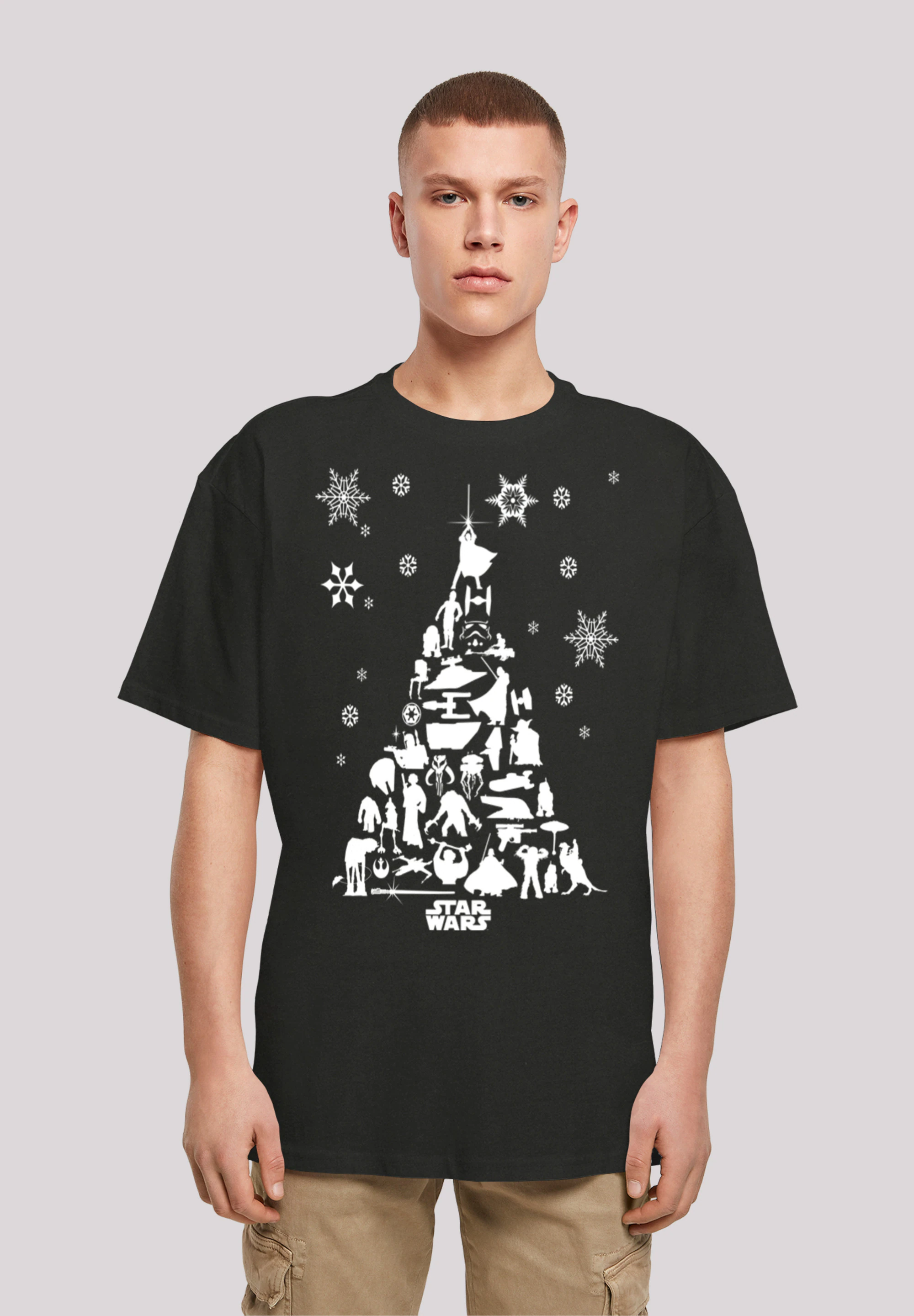 F4NT4STIC T-Shirt "Star Wars Christmas Weihnachtsbaum", Print günstig online kaufen