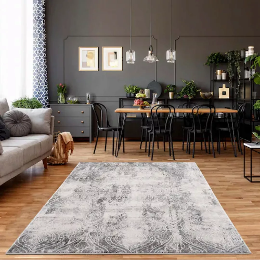 Carpet City Teppich »Noa 9318«, rechteckig, Kurzflor, Modern, Weicher For, günstig online kaufen