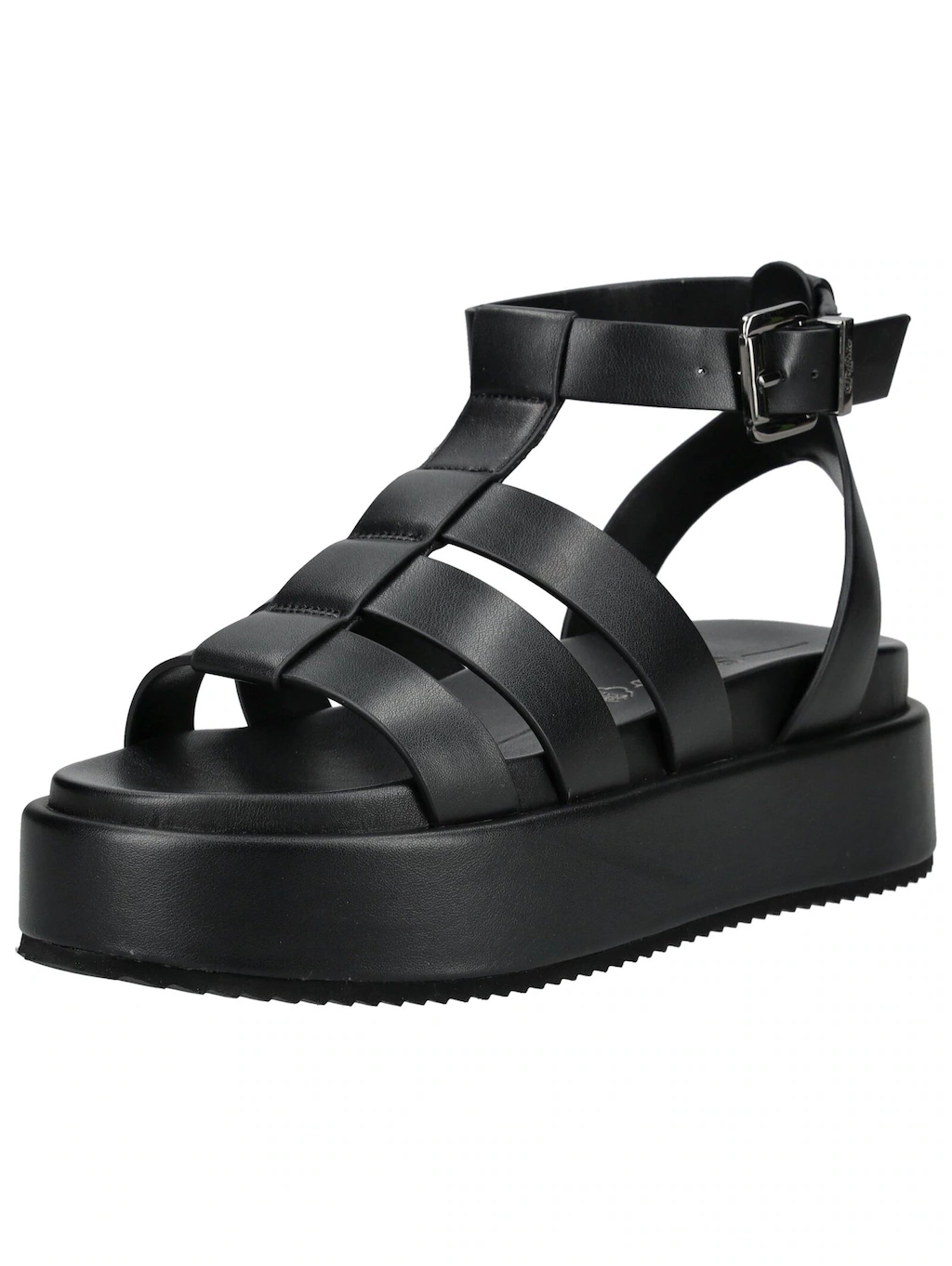 Buffalo Plateausandaletten "Buffalo Sandalen Lederimitat" günstig online kaufen