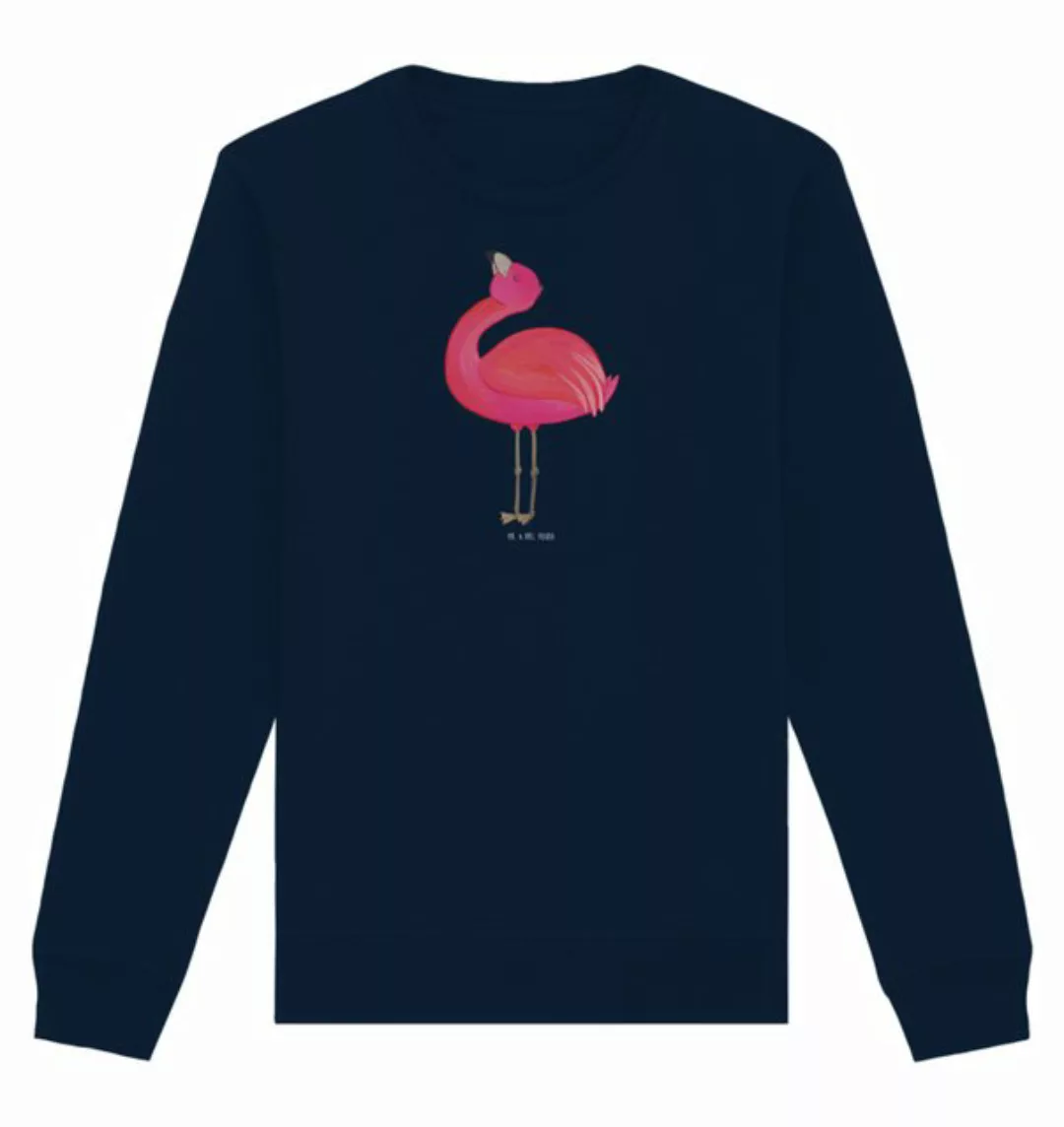 Mr. & Mrs. Panda Longpullover Flamingo Stolz Größe L - French Navy - Gesche günstig online kaufen