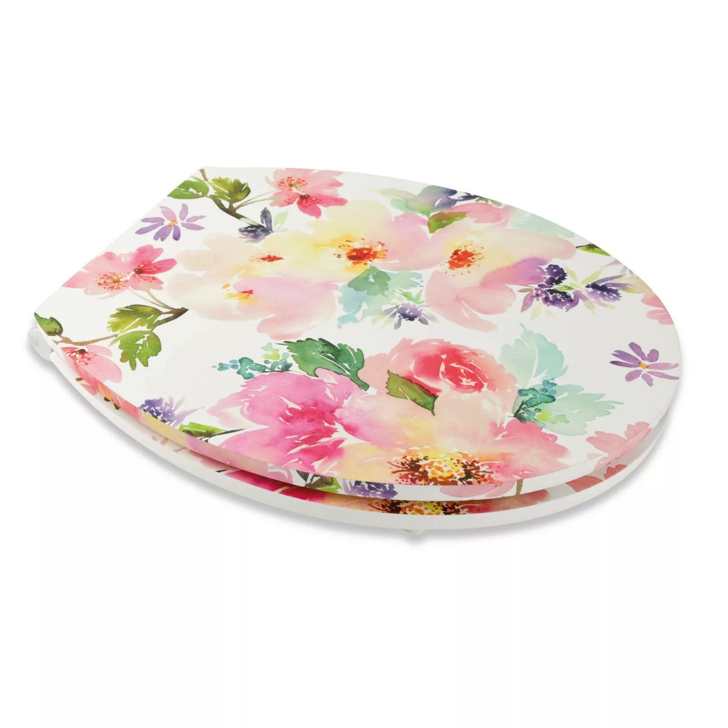 Calmwaters WC Sitz Motiv Flower Mix Absenkautomatik Holzkern 26LP5391 günstig online kaufen