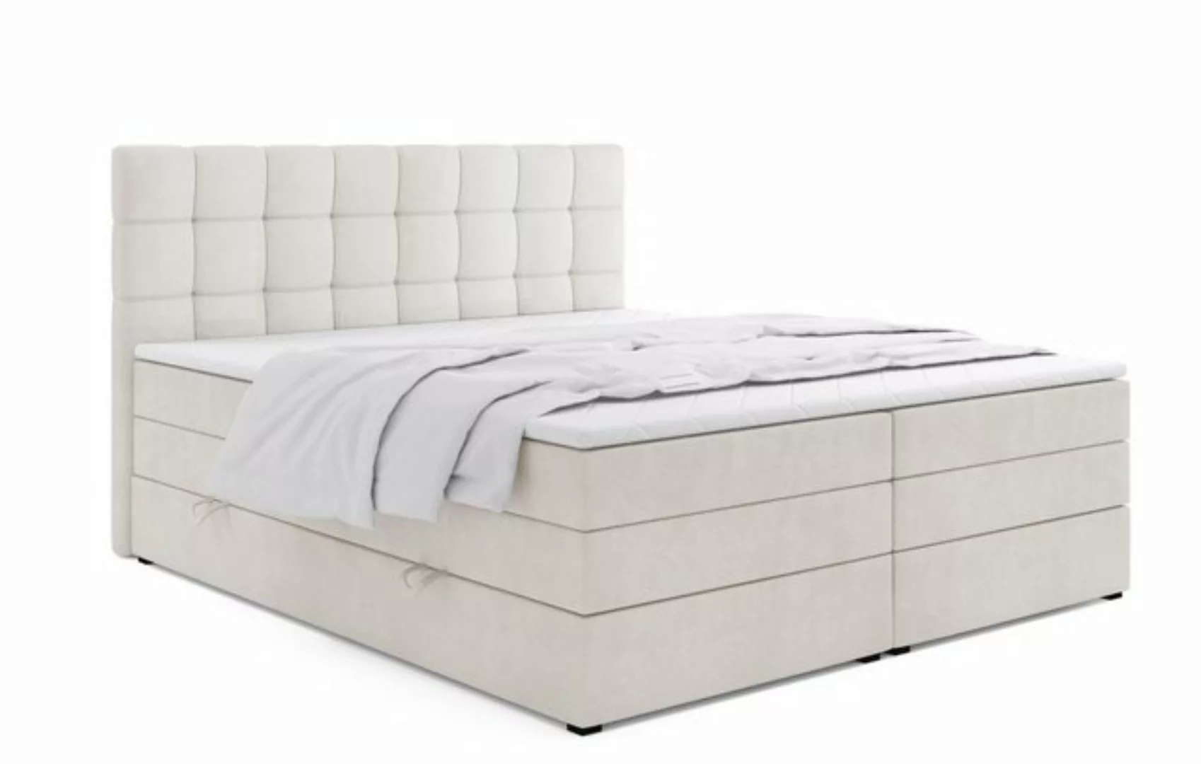 Labett Boxspringbett mit Bettkasten Doppelmatratze & Topper IGELLA KING 180 günstig online kaufen