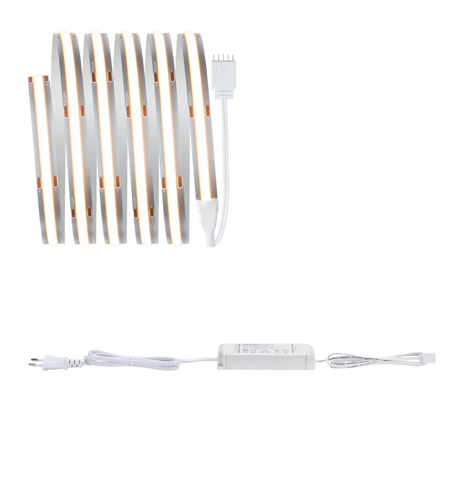 Paulmann MaxLED 500 LED Strip COB Basis-Set 1,5m Weiß 10W günstig online kaufen