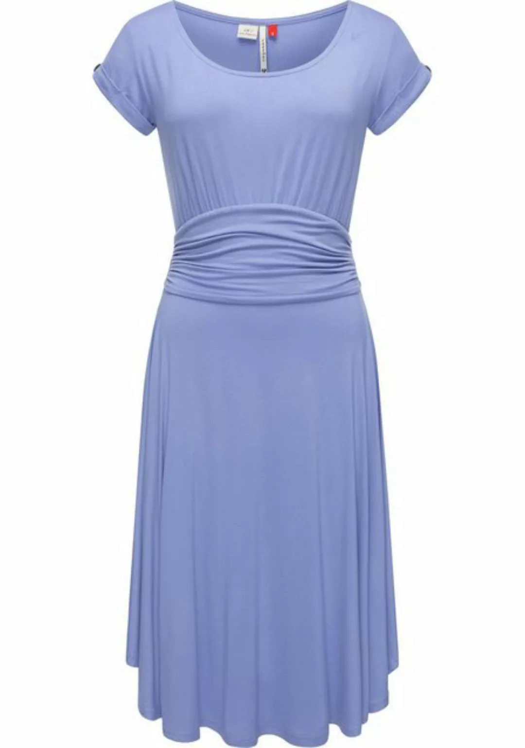 Ragwear Sommerkleid Yvone Solid leichtes Jersey-Kleid mit Taillengürtel günstig online kaufen