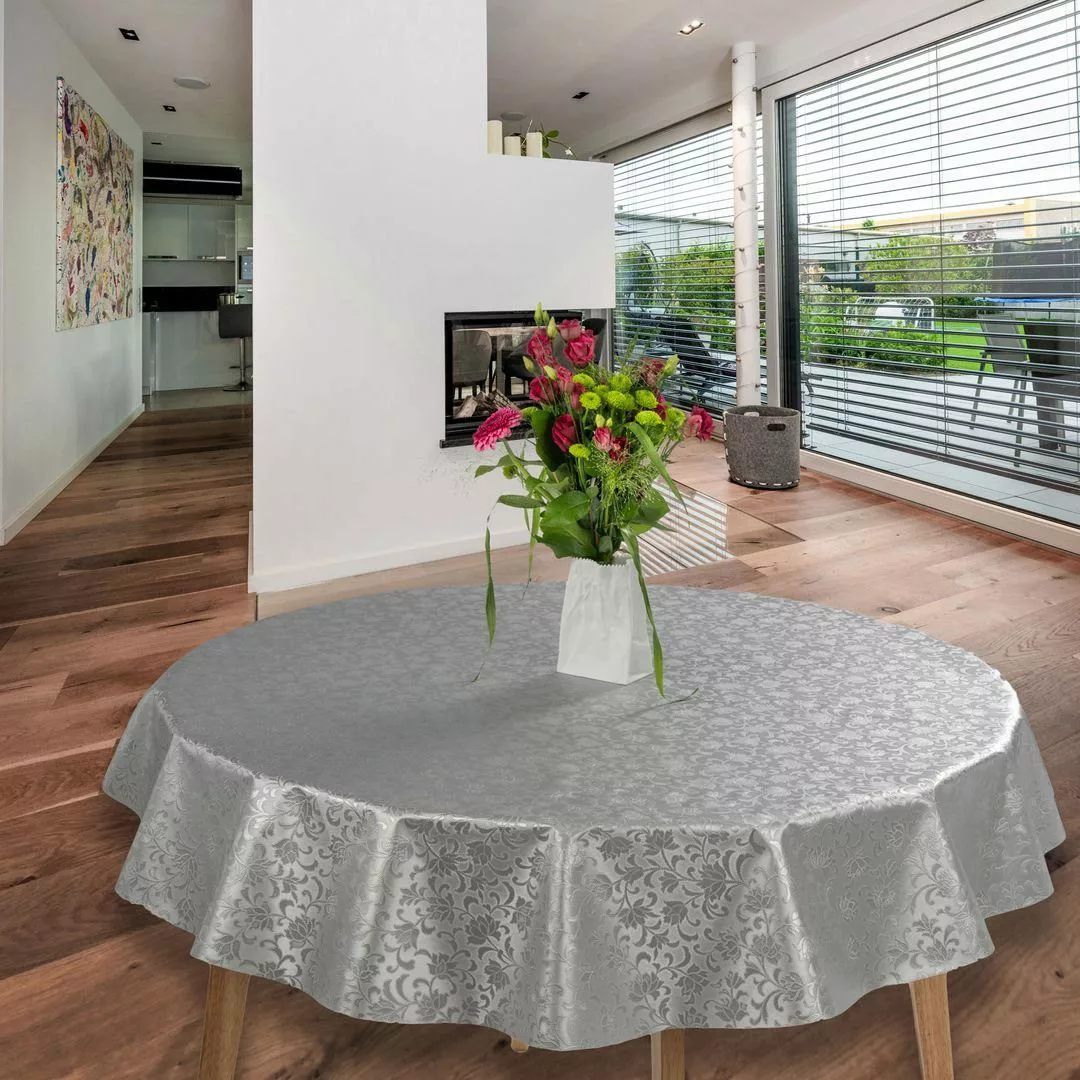 laro Tischdecke Wachstuch-Tischdecken Abwaschbar Relief geprägt günstig online kaufen