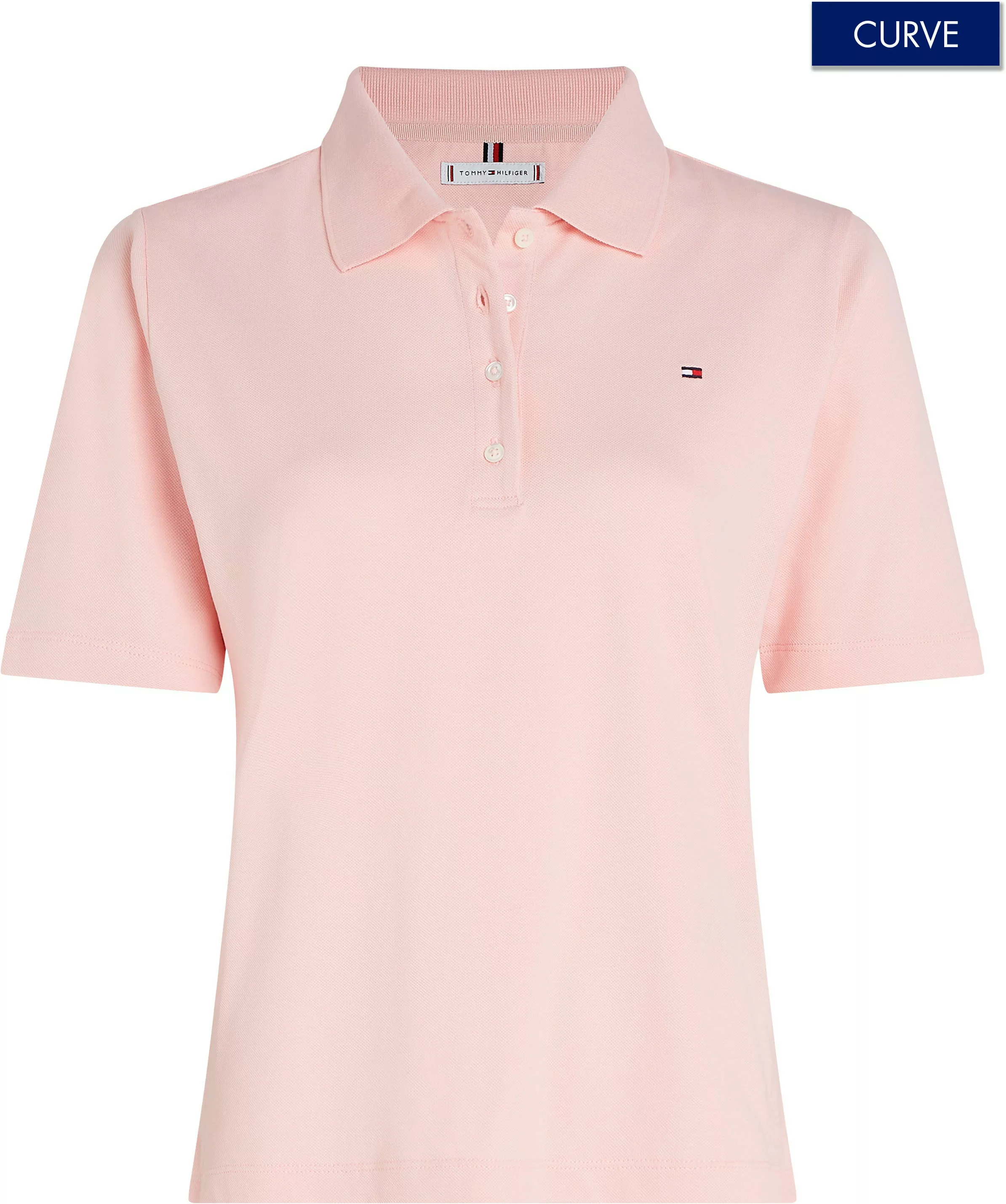 Tommy Hilfiger Curve Poloshirt CRV 1985 REG PIQUE POLO SS Große Größen günstig online kaufen