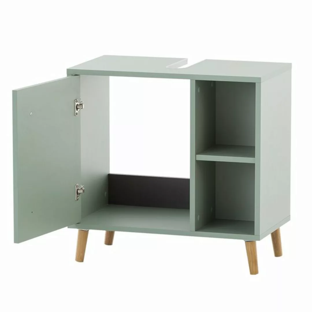 Lomadox Waschbeckenunterschrank BELFORT-80 Badmöbel Waschbeckenschrank 60cm günstig online kaufen