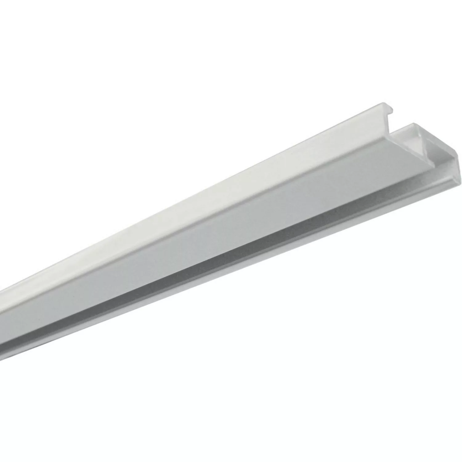 Gardinia Aluminium-Vorhangschiene 1-läufig Weiß 200 cm günstig online kaufen