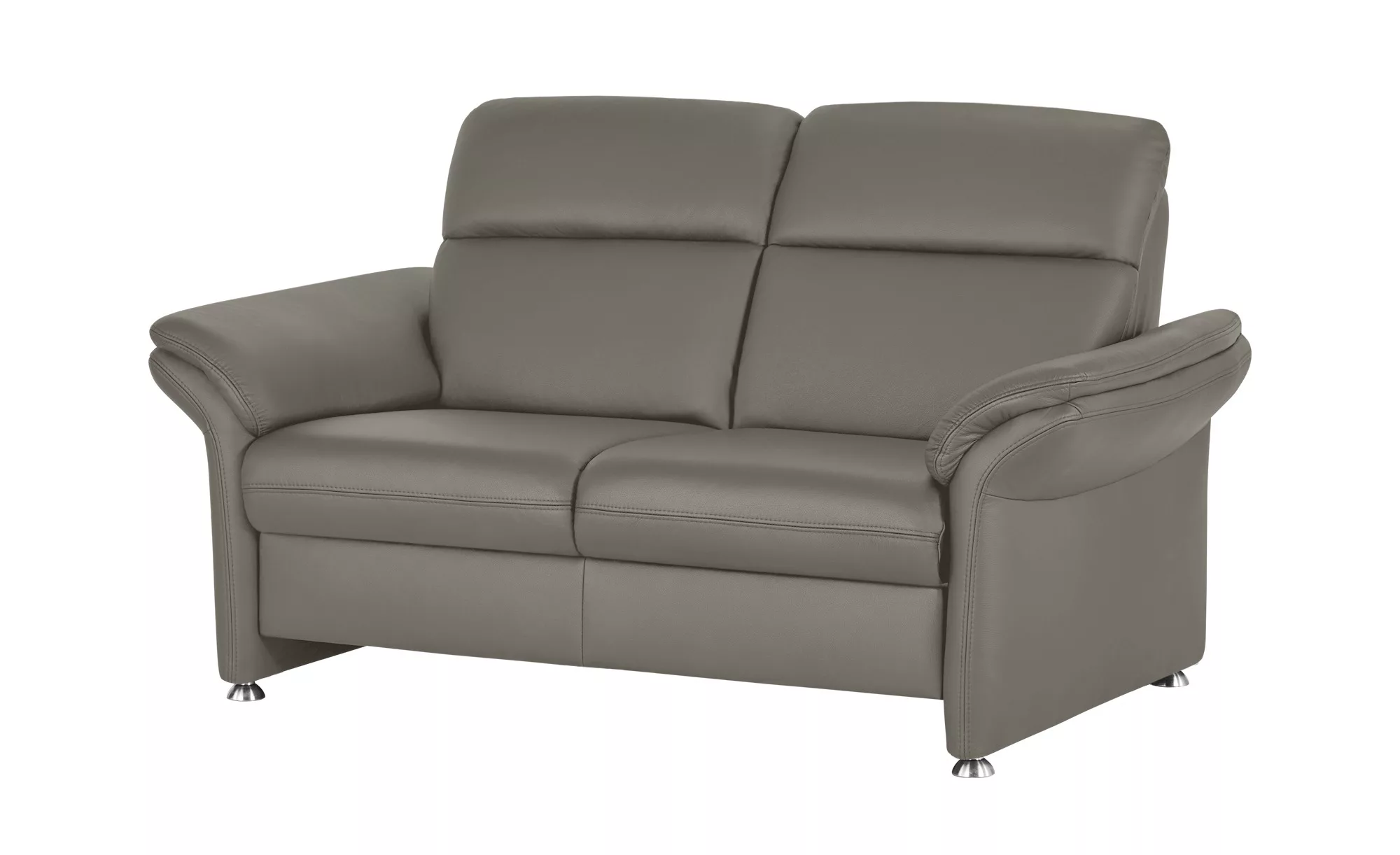 meinSofa Einzelsofa Leder Manon ¦ grau ¦ Maße (cm): B: 170 H: 94 T: 92.0 Po günstig online kaufen