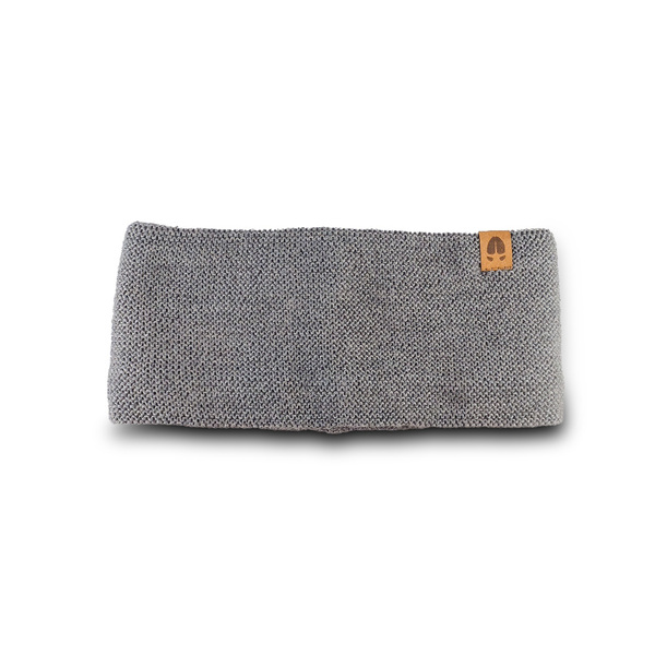 Stirnband Aus 100 % Wolle In Grau günstig online kaufen