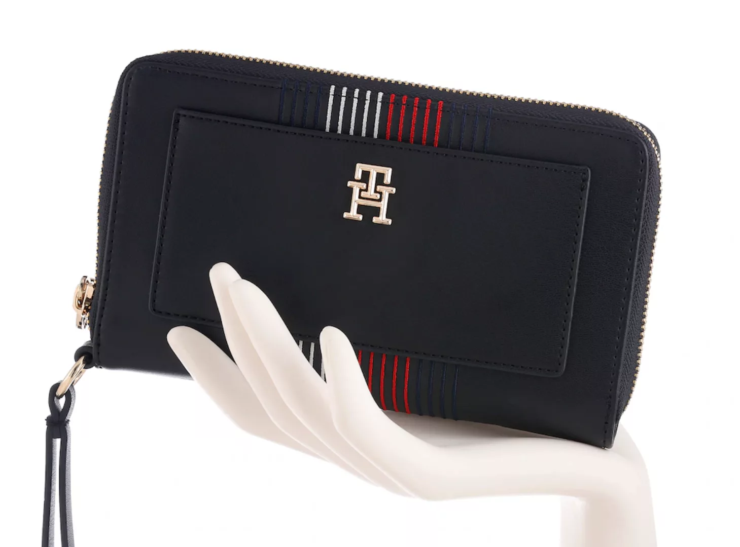 Tommy Hilfiger Geldbörse "Women TH DISTINCT TRAVEL WALLET CORP Wallets" günstig online kaufen