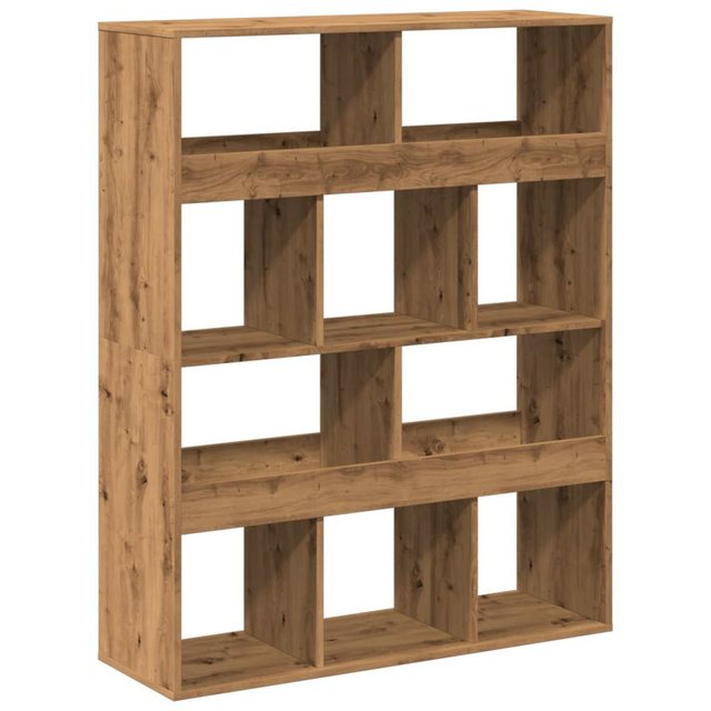 vidaXL Bücherregal Raumteiler Artisan-Eiche 100x33x125,5 cm Holzwerkstoff, günstig online kaufen