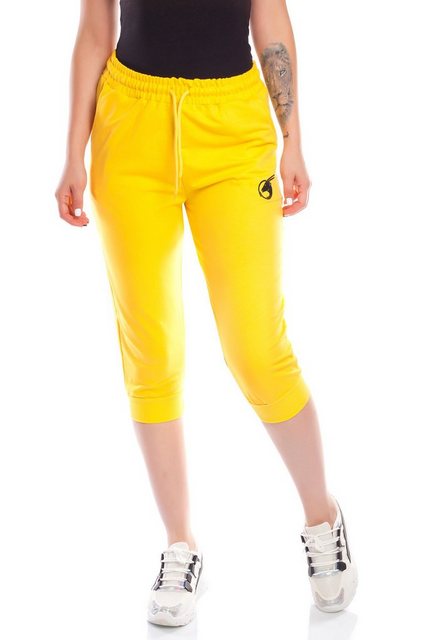 Bongual 3/4-Sweathose Jogginghose Capri Basic mit Kordeln günstig online kaufen