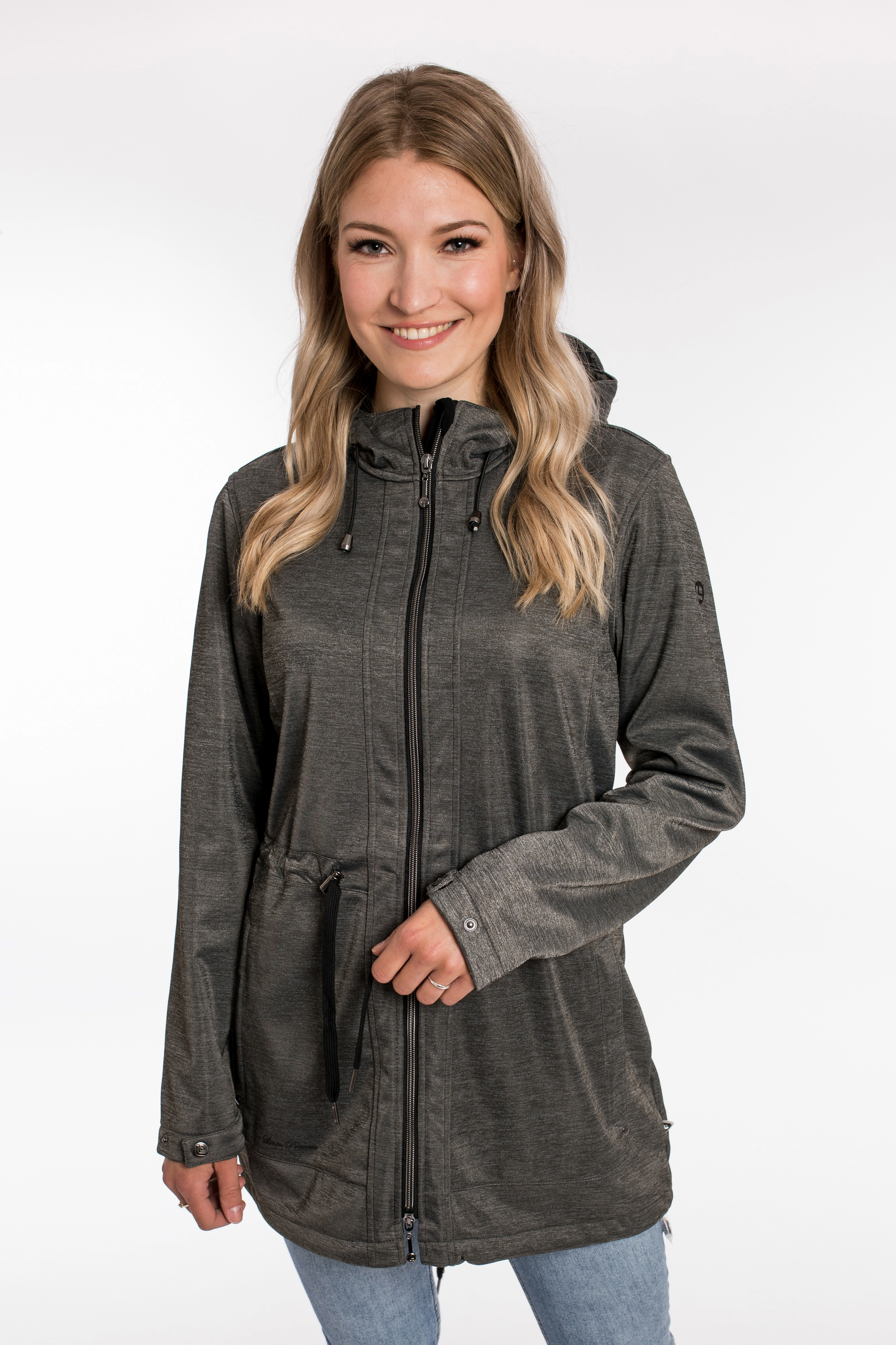 DEPROC Active Softshellparka "TATLATUI Women", in edel schimmernder Melange günstig online kaufen