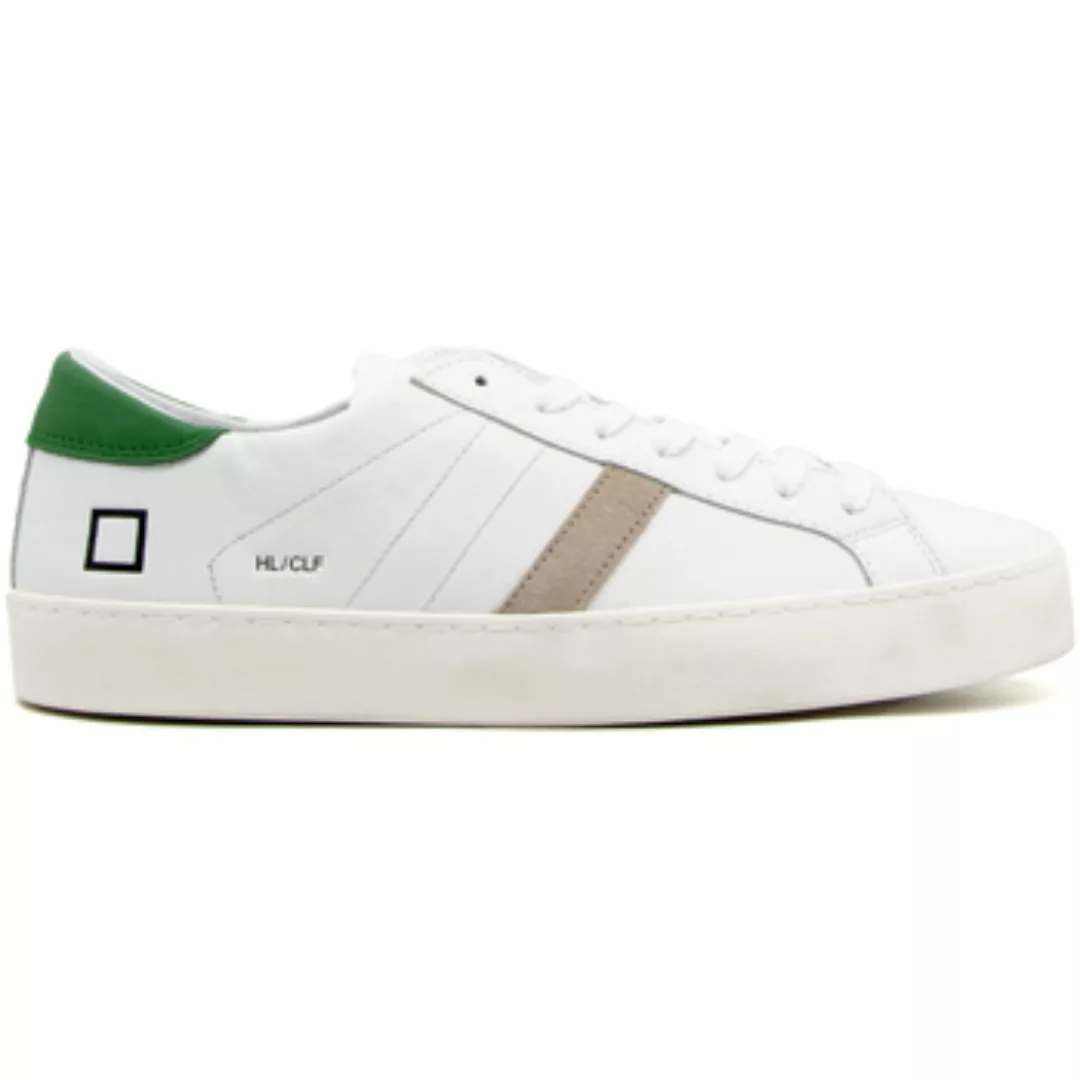 Date  Sneaker D.A.T.E. HL-CA-WG HILL LOW CALF WHITE-GREEN günstig online kaufen